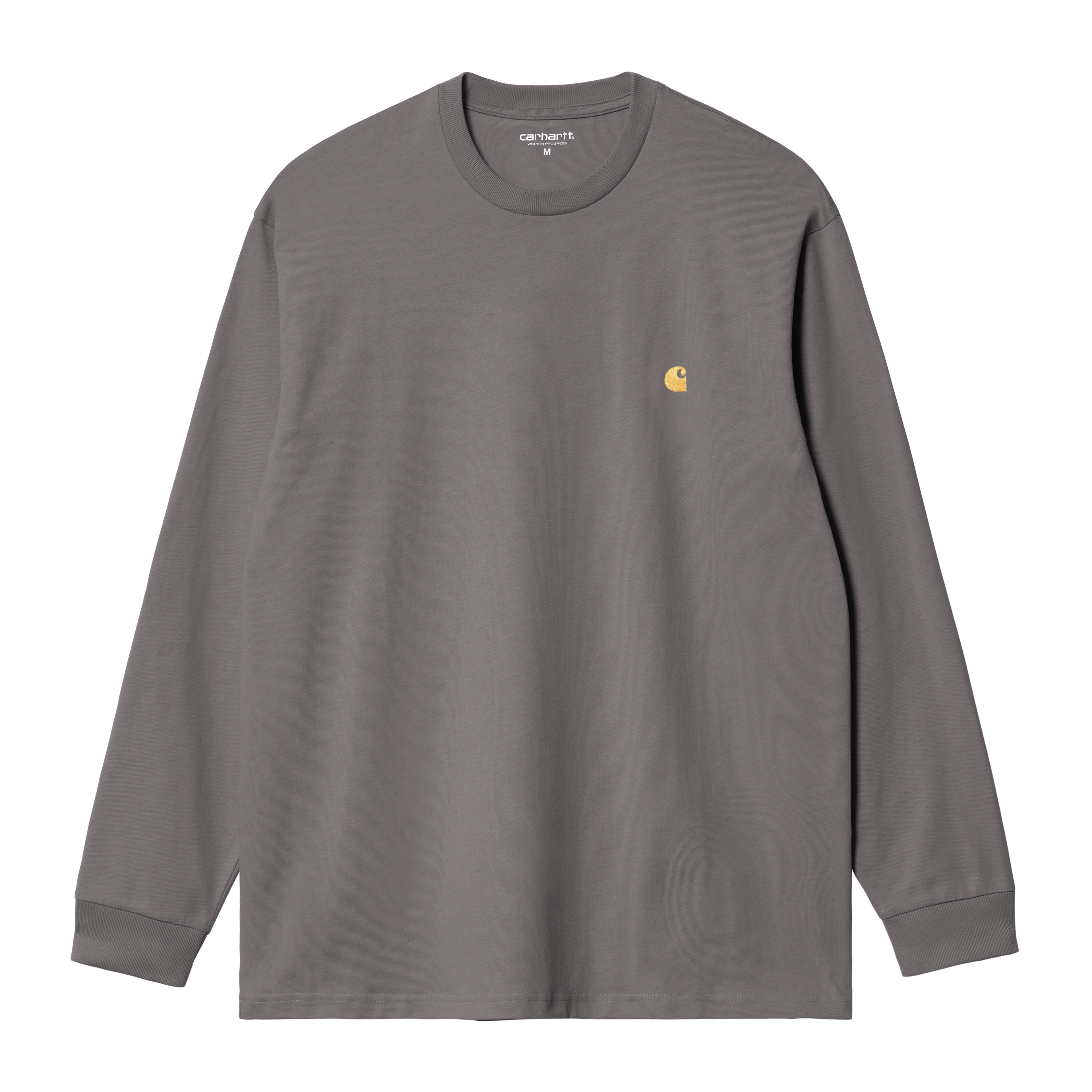 Carhartt WIP L/S Chase T-Shirt, Porphyry / Gold | Official Online