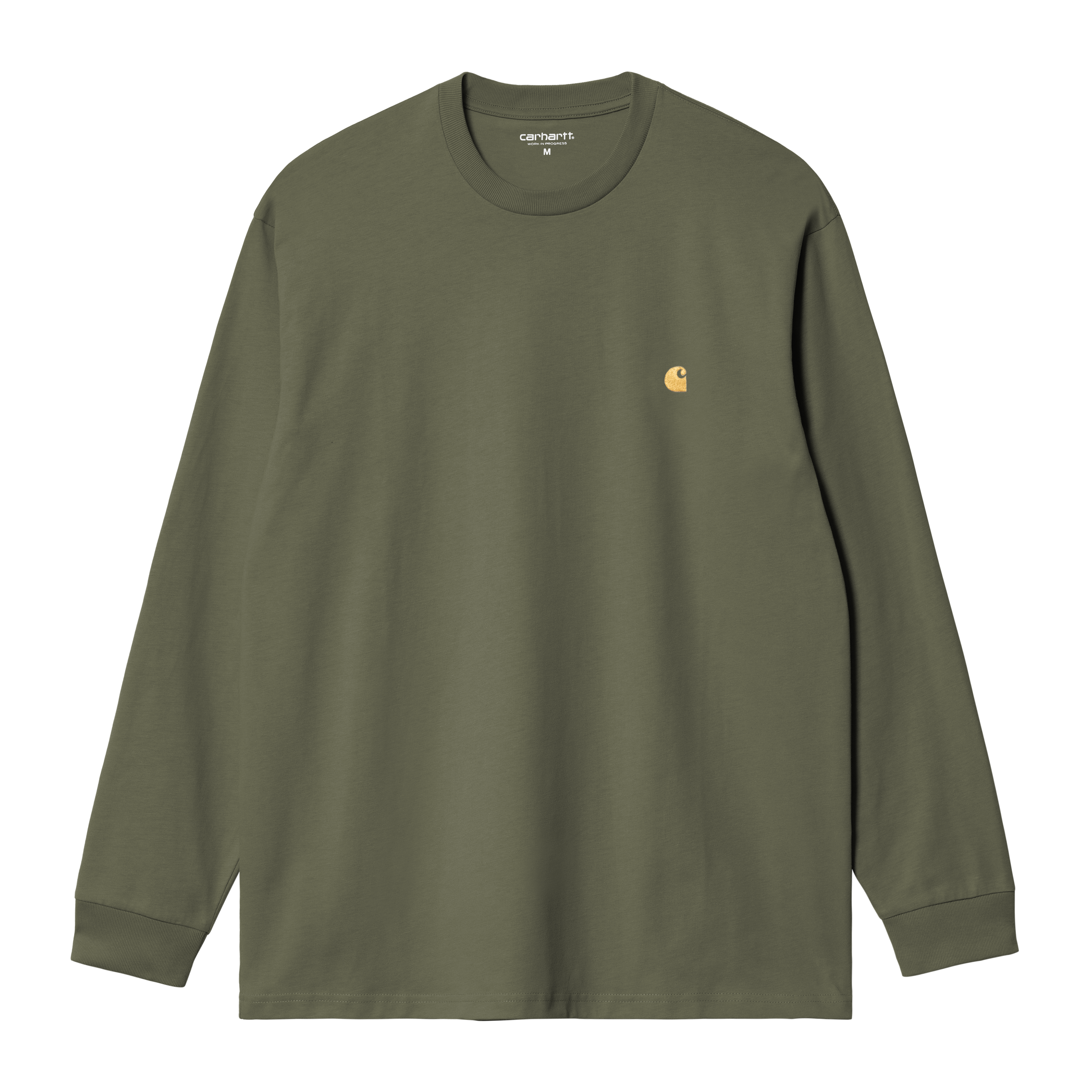 Carhartt WIP L/S Chase T-Shirt, Leaf / Gold | Official Online Store
