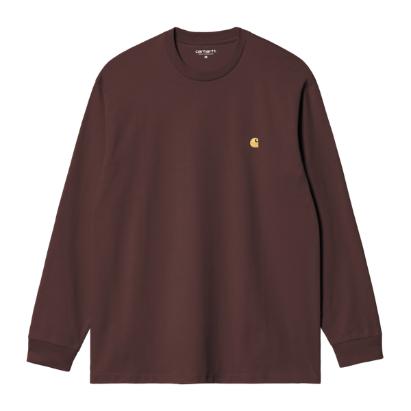 L/S Chase T-Shirt Palisander / Gold
