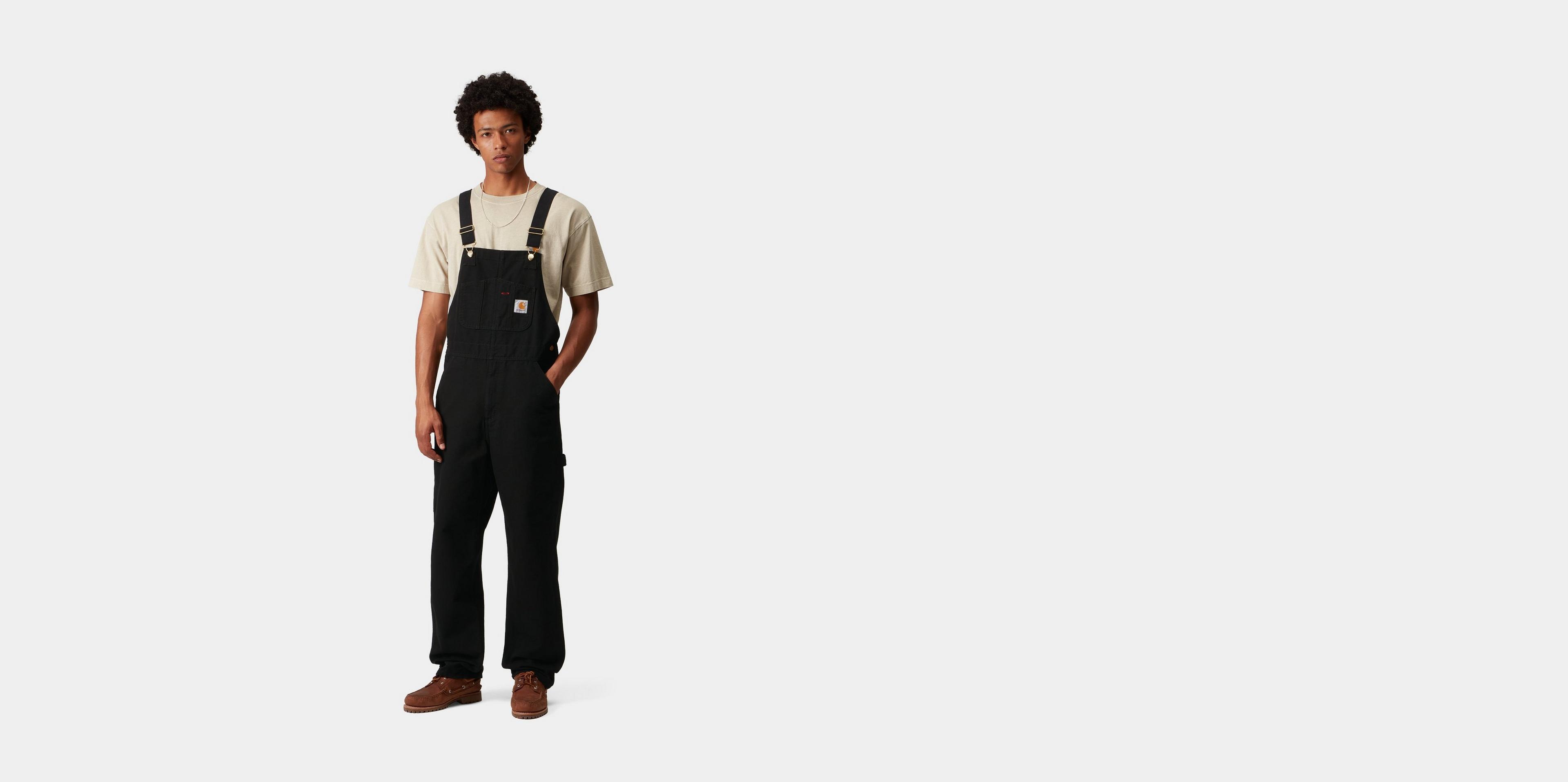 パンツ Carhartt BIB OVERALL - Black Carhartt Men's Duck Bib Overall - Black | Gemplers