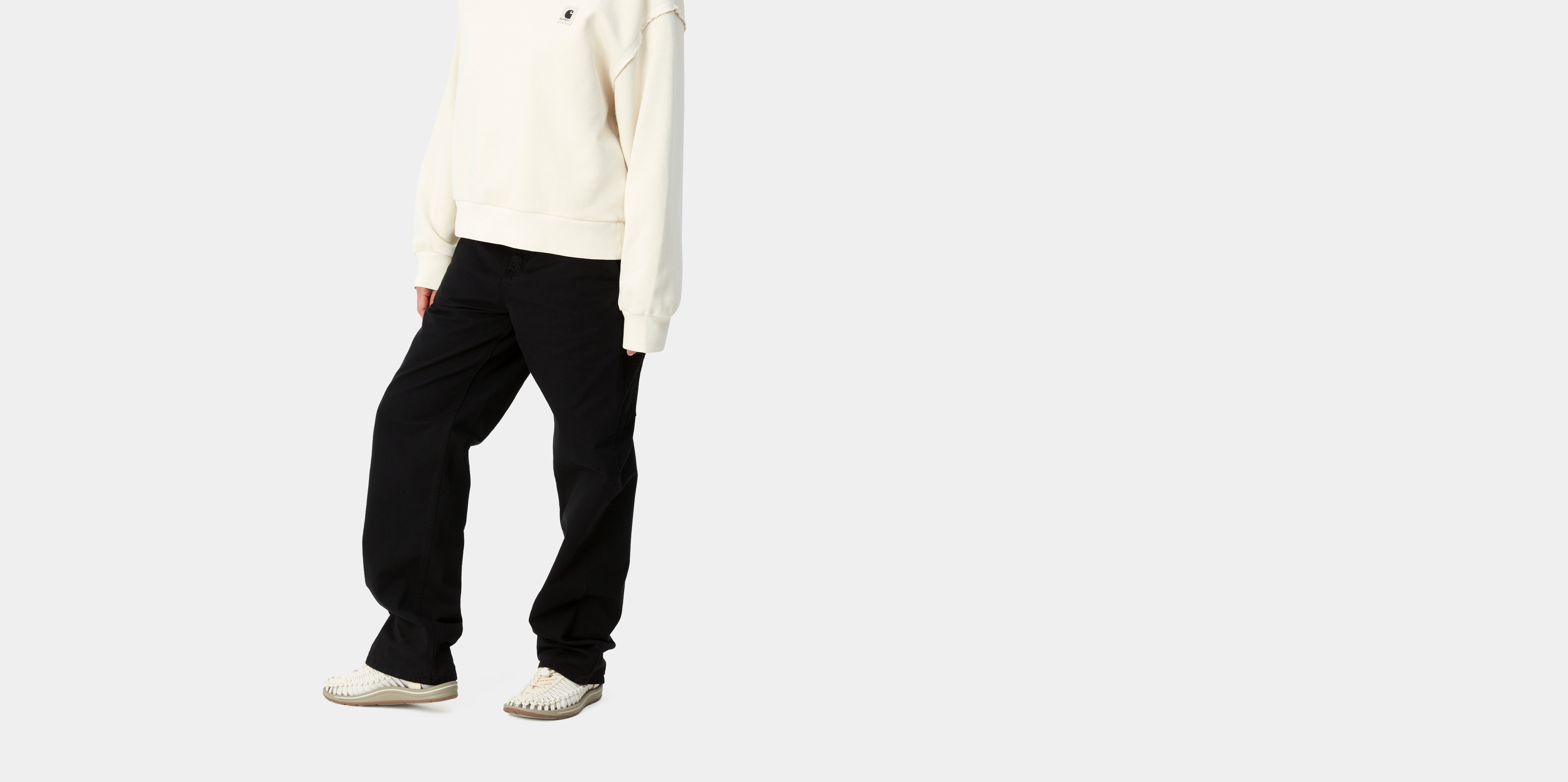 Carhartt WIP W' Pierce Pant Straight, Black | Boutique officielle en Ligne