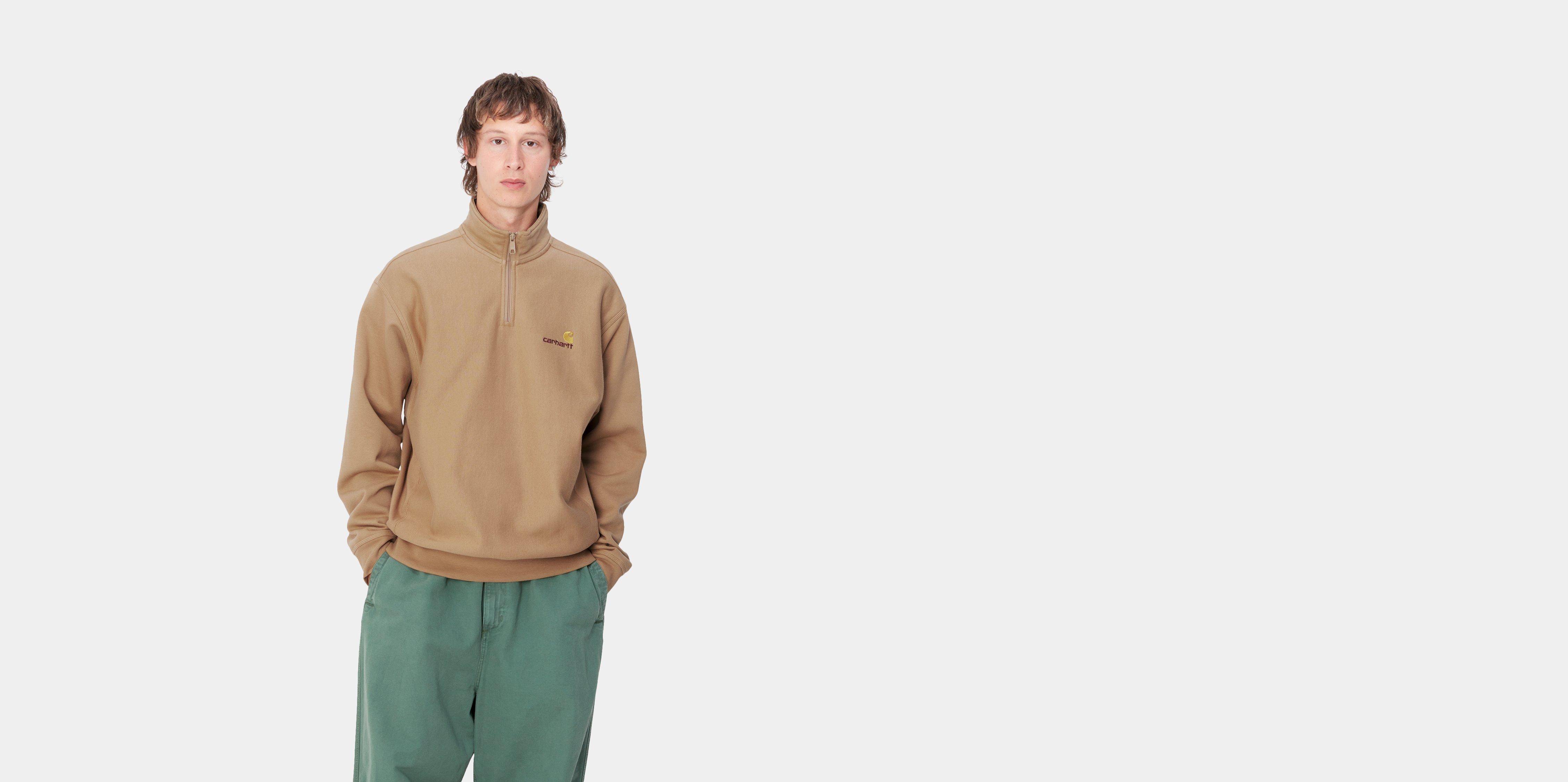 Half Zip American Script Sweatshirt