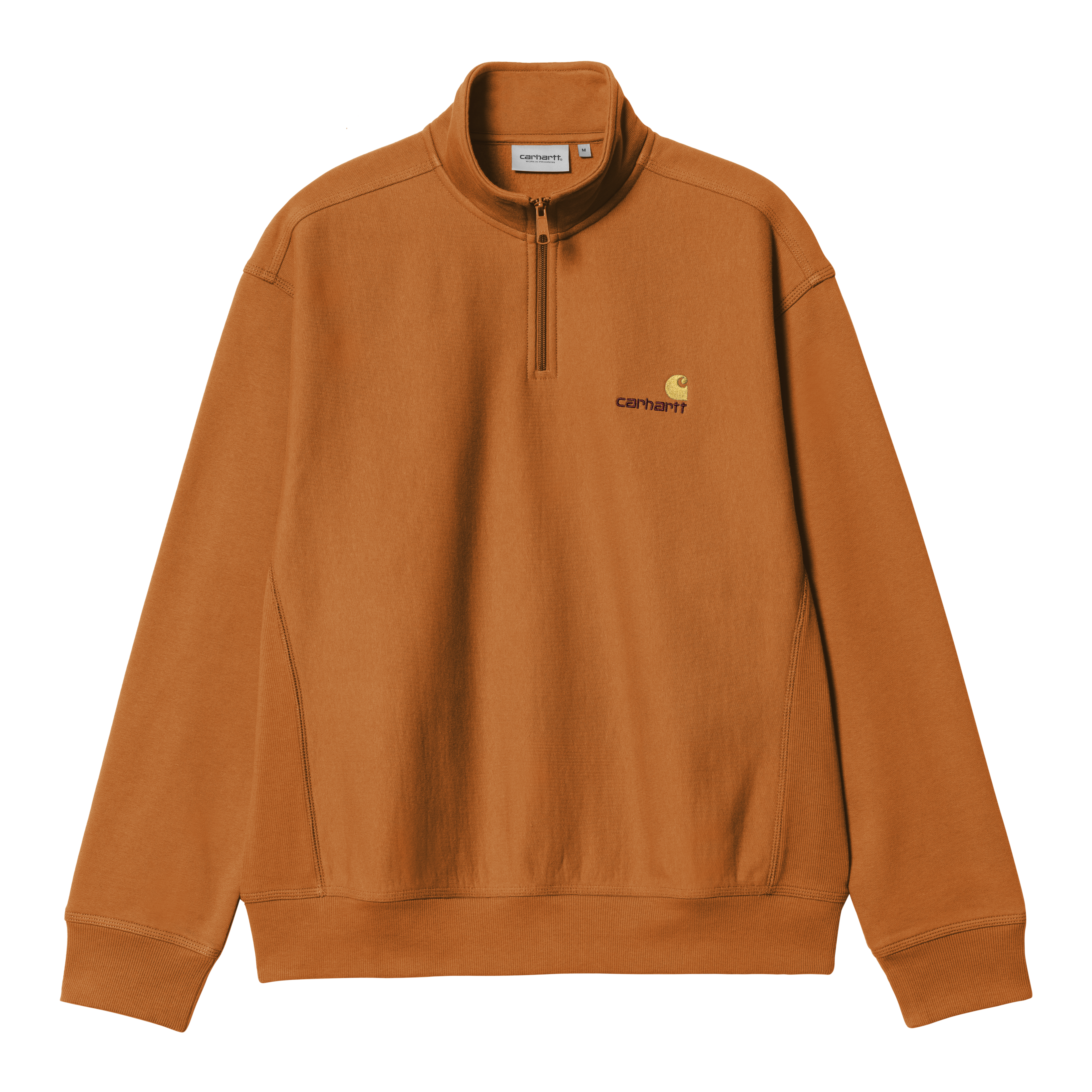 即納CARHARTT WIP*HALF ZIP AMERICAN SCRIPT SWEATSHIRT*I027014 Carhartt WIP Half Zip American Script Sweatshirt, Yosemite