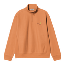 ★関税込★CARHARTT WIP★HALF ZIP AMERICAN SCRIPT SWEATSHIRT Carhartt WIP Half Zip American Script Sweatshirt, Sienna