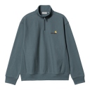 Carhartt WIP Half Zip American Script Sweatshirt, Redhaven