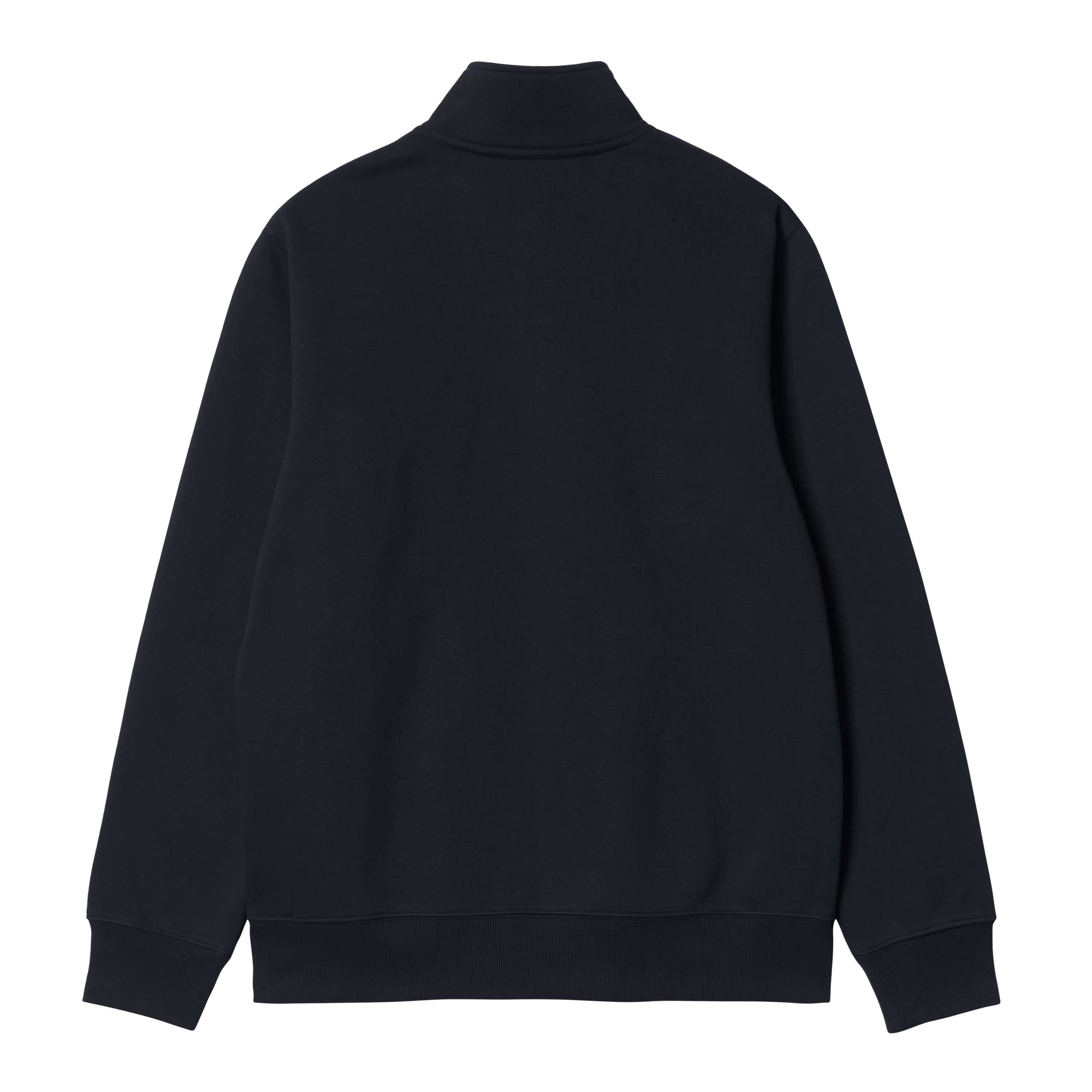 Carhartt WIP Chase Neck Zip Sweatshirt Dark Navy Gold Official Online Store