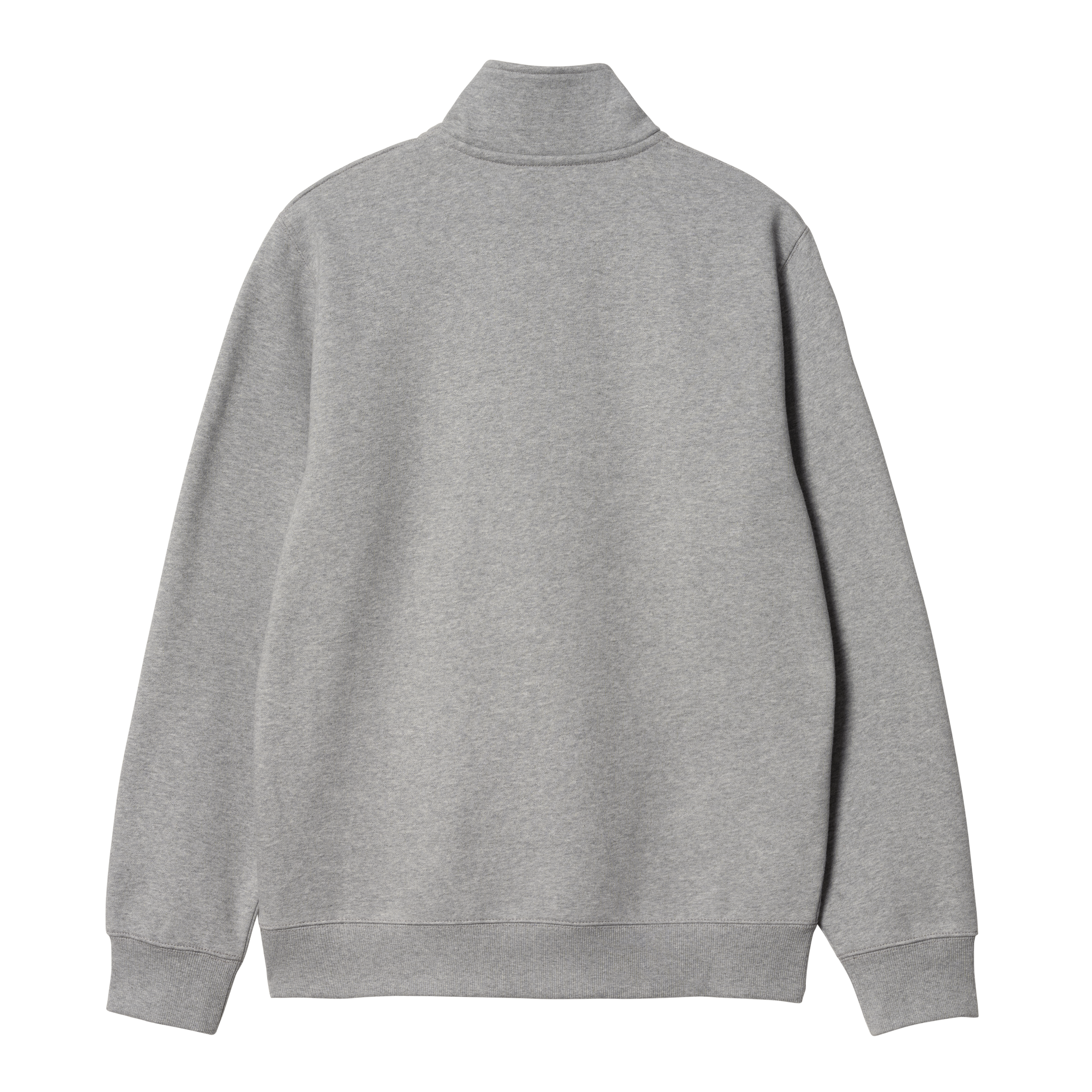 ★ドイツ発*carhartt WIP*新作*Chase Neck Zip スウェット/GH★ Carhartt WIP Chase Neck Zip Sweatshirt, Ash Heather / Gold