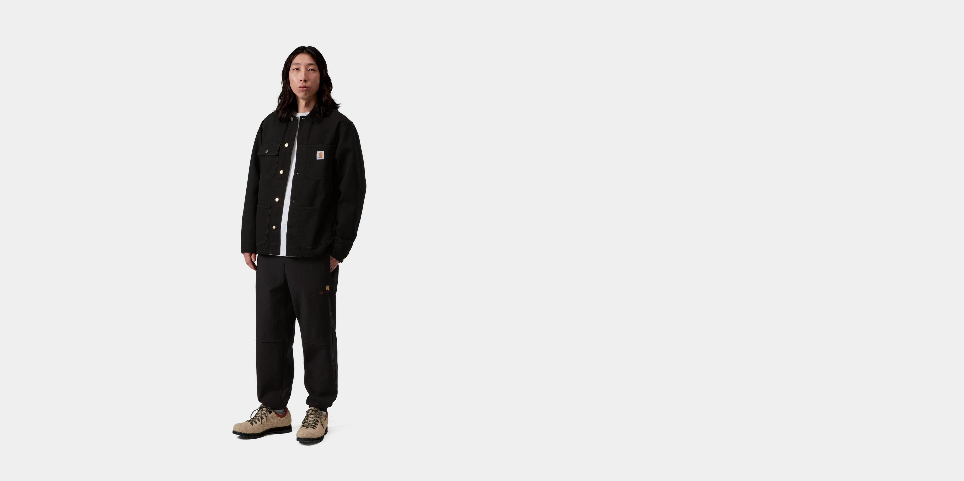 Carhartt WIP American Script Jogging Pant, Black | Official Online