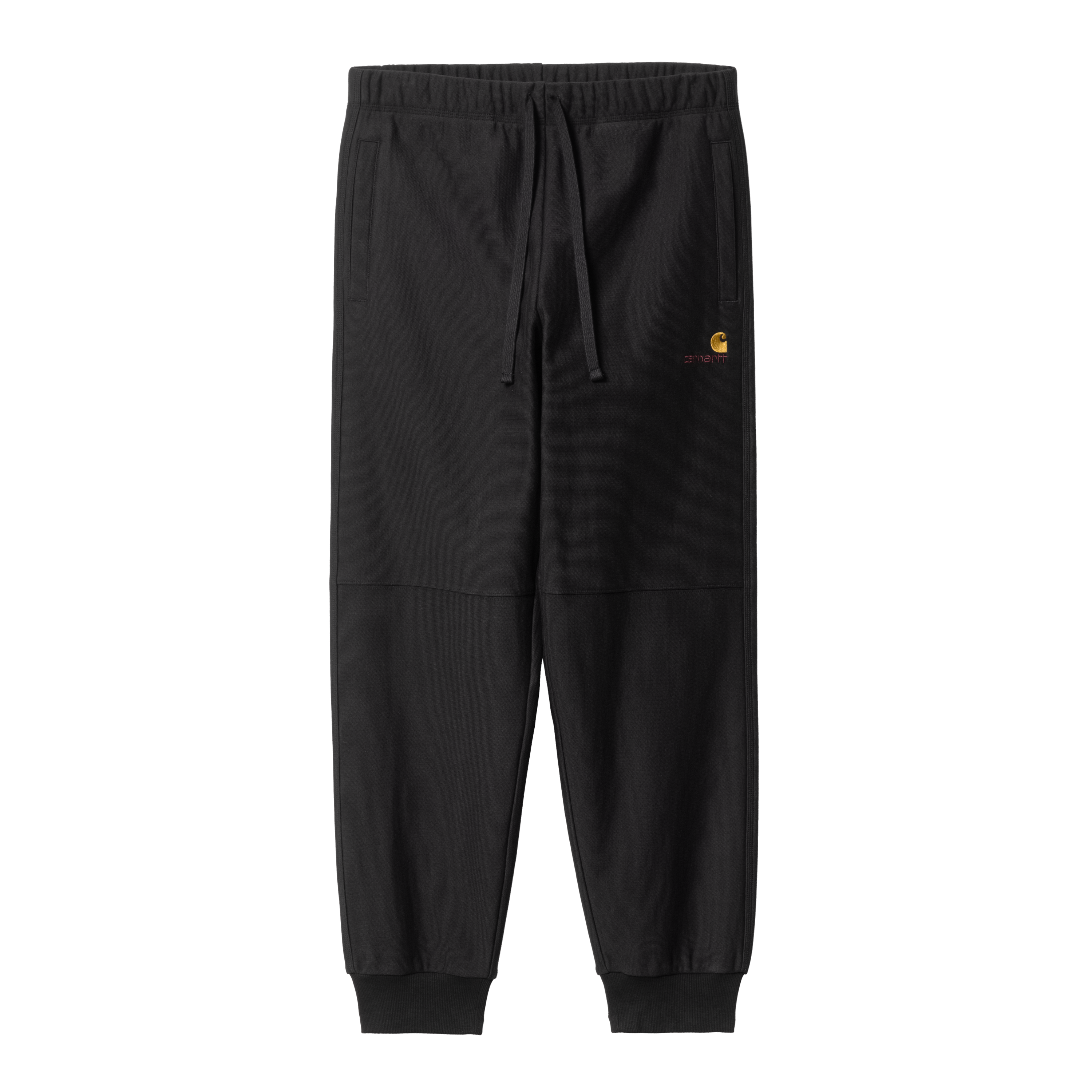 Carhartt WIP American Script Jogging Pant in Schwarz