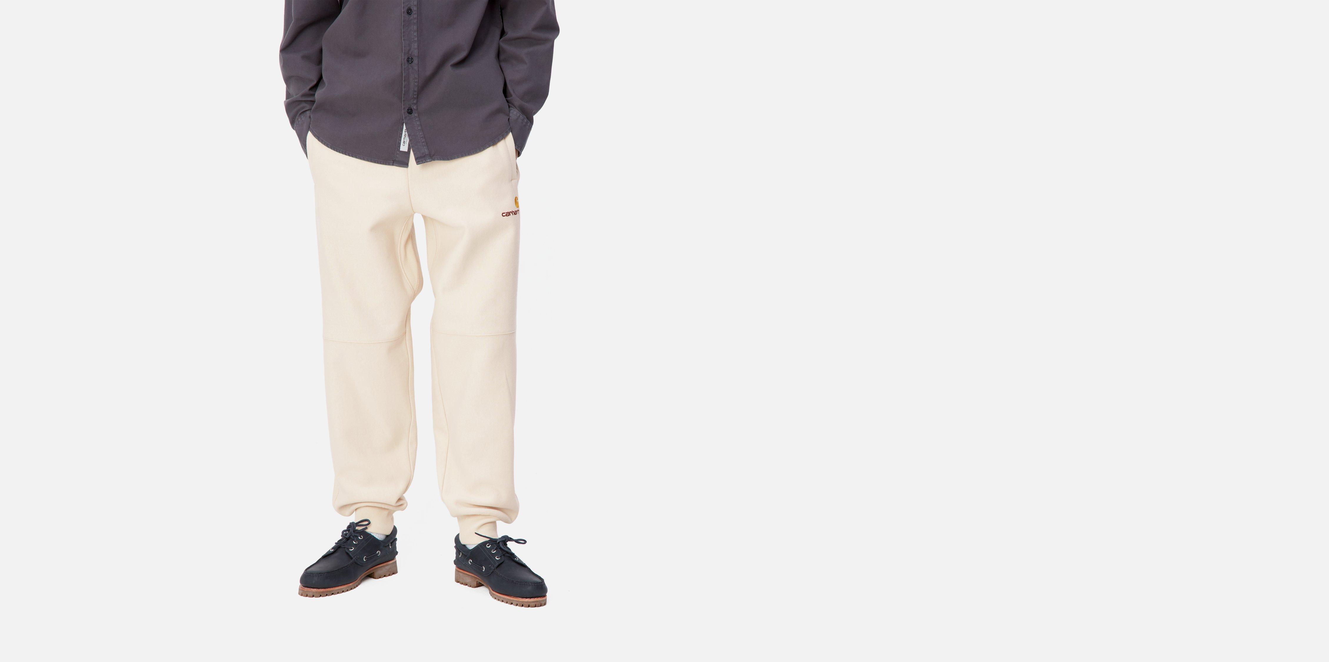 Carhartt WIP American Script Jogging Pant Moonbeam Official Online Store