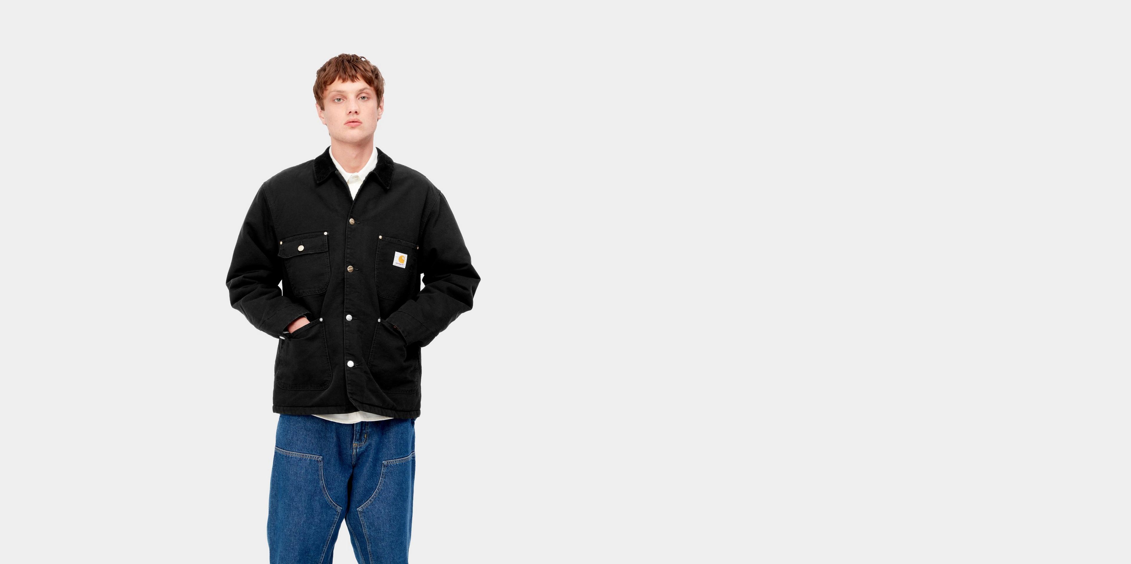 カーハート　carhartt OG CHORE COAT Lサイズ Carhartt WIP OG Chore Coat, Black / Black | Official Online