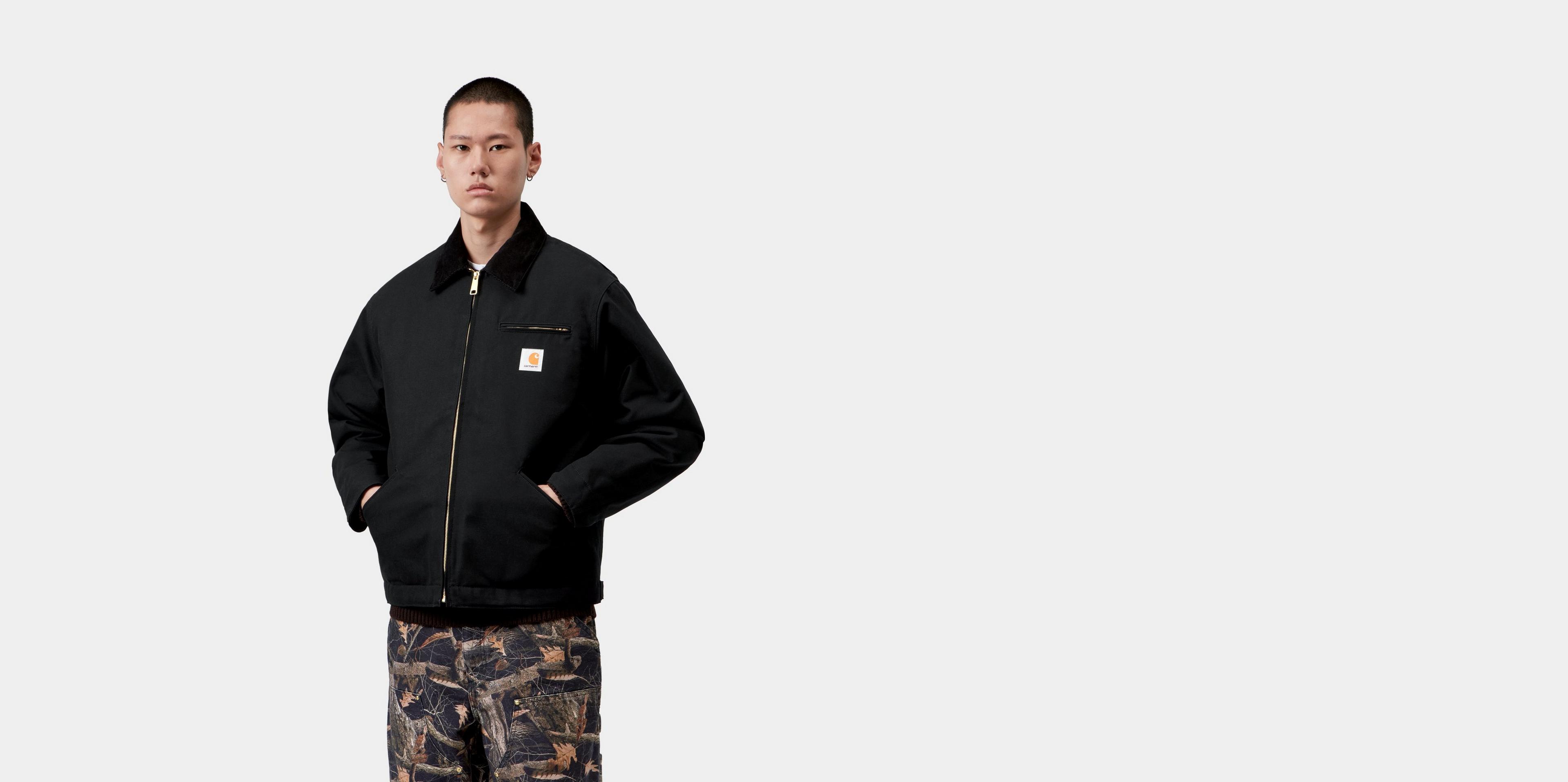 Carhartt WIP OG Detroit Jacket (Winter), Black / Black | Official