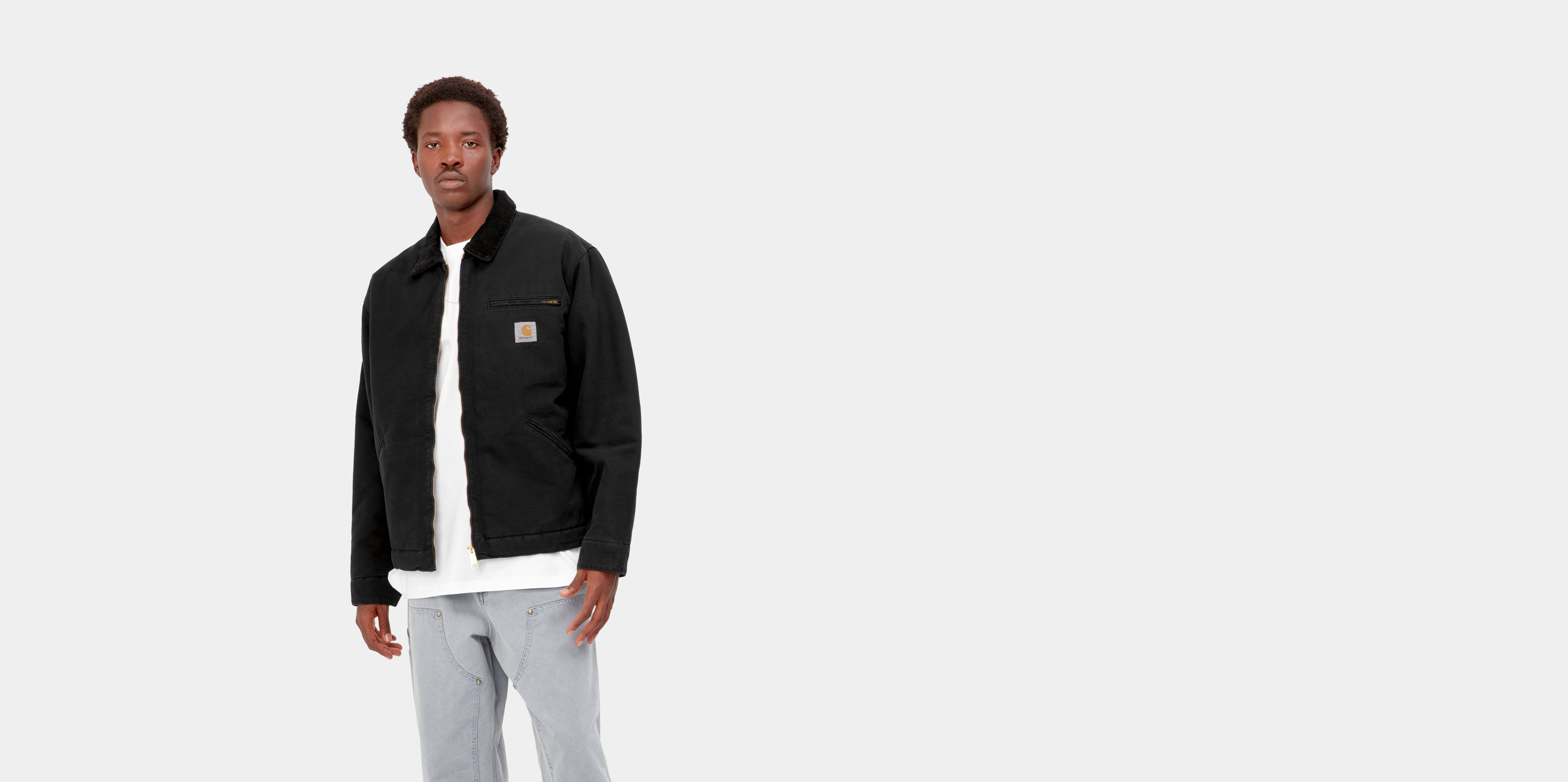 Carhartt WIP OG Detroit Jacket (Winter), Black / Black | Official ...