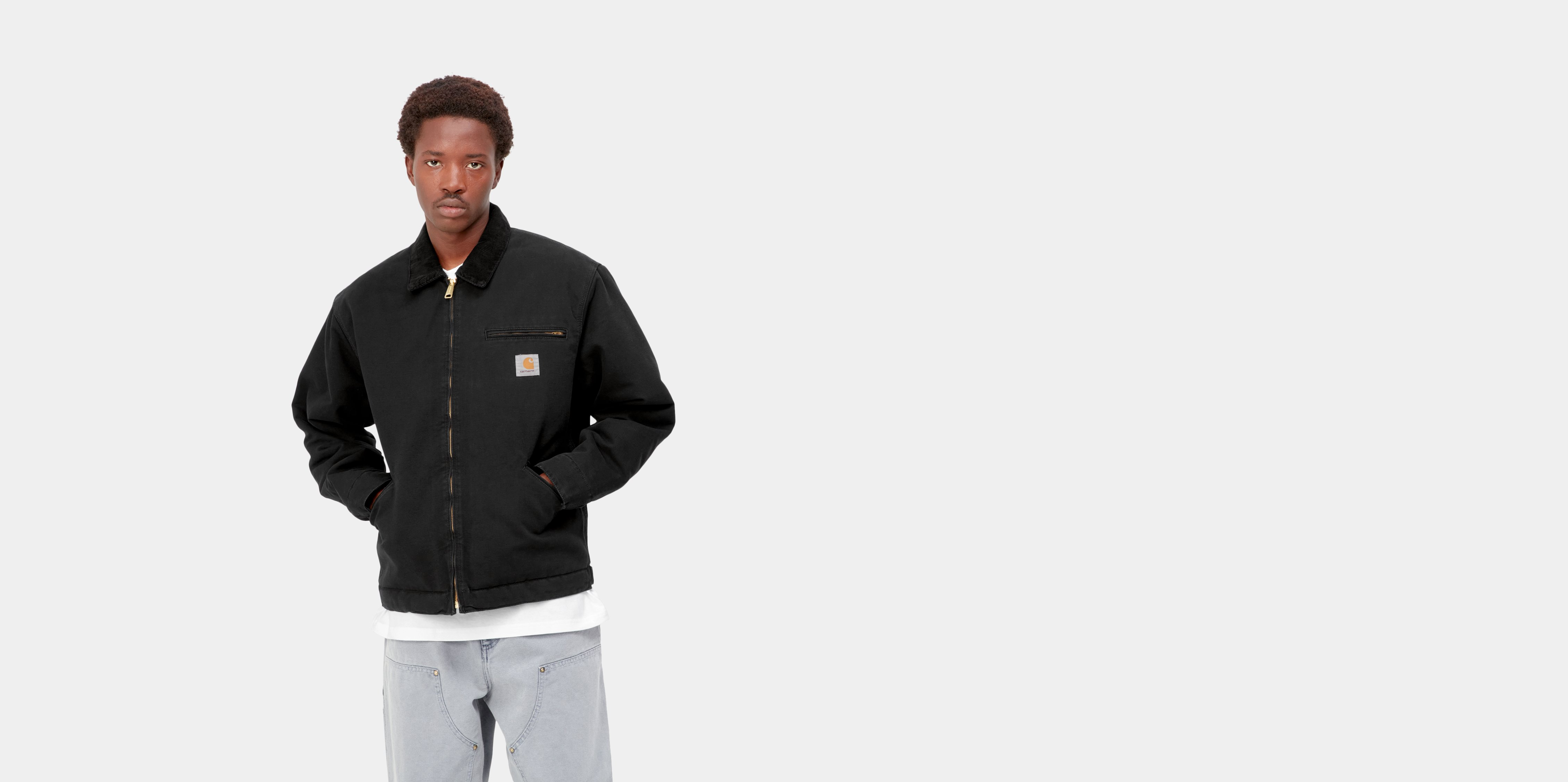 Carhartt WIP OG Detroit Jacket (Winter), Black / Black | Official ...