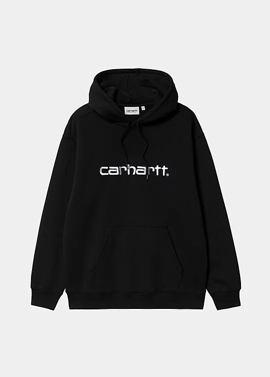 Carhartt WIP Women’s Hooded Carhartt Sweatshirt in Nero