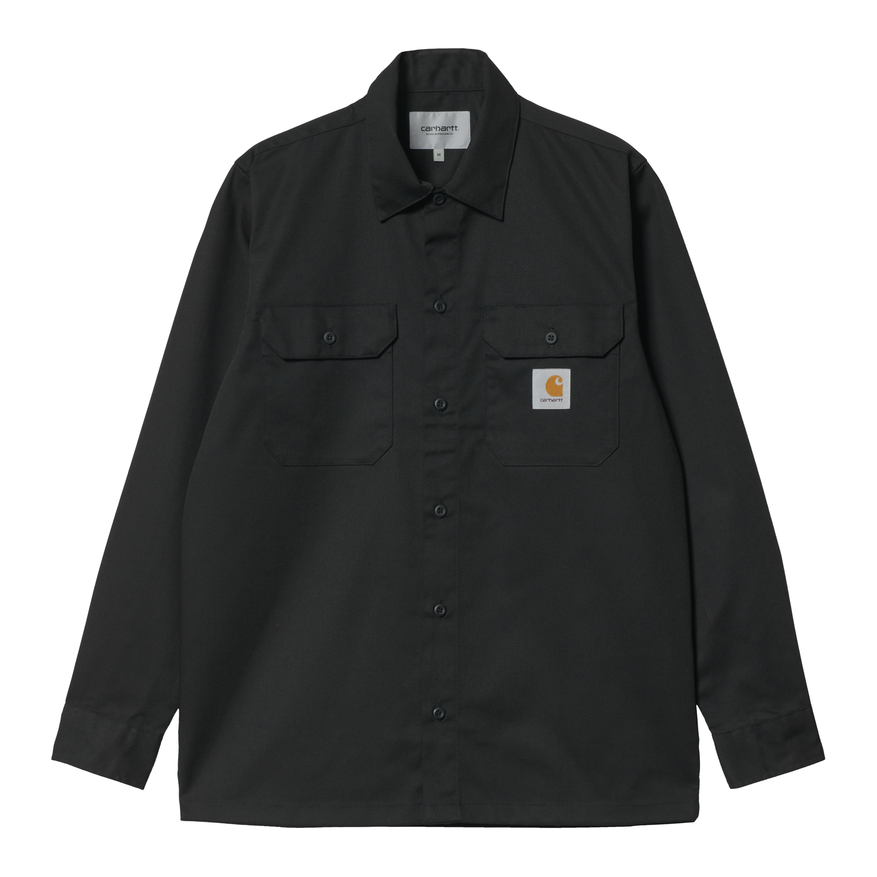 Carhartt WIP Long Sleeve Master Shirt in Schwarz