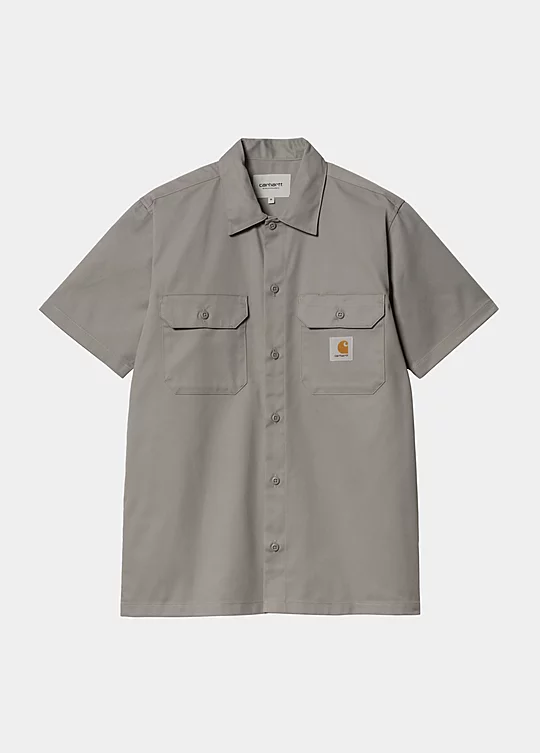 Carhartt WIP Short Sleeve Master Shirt in Grey