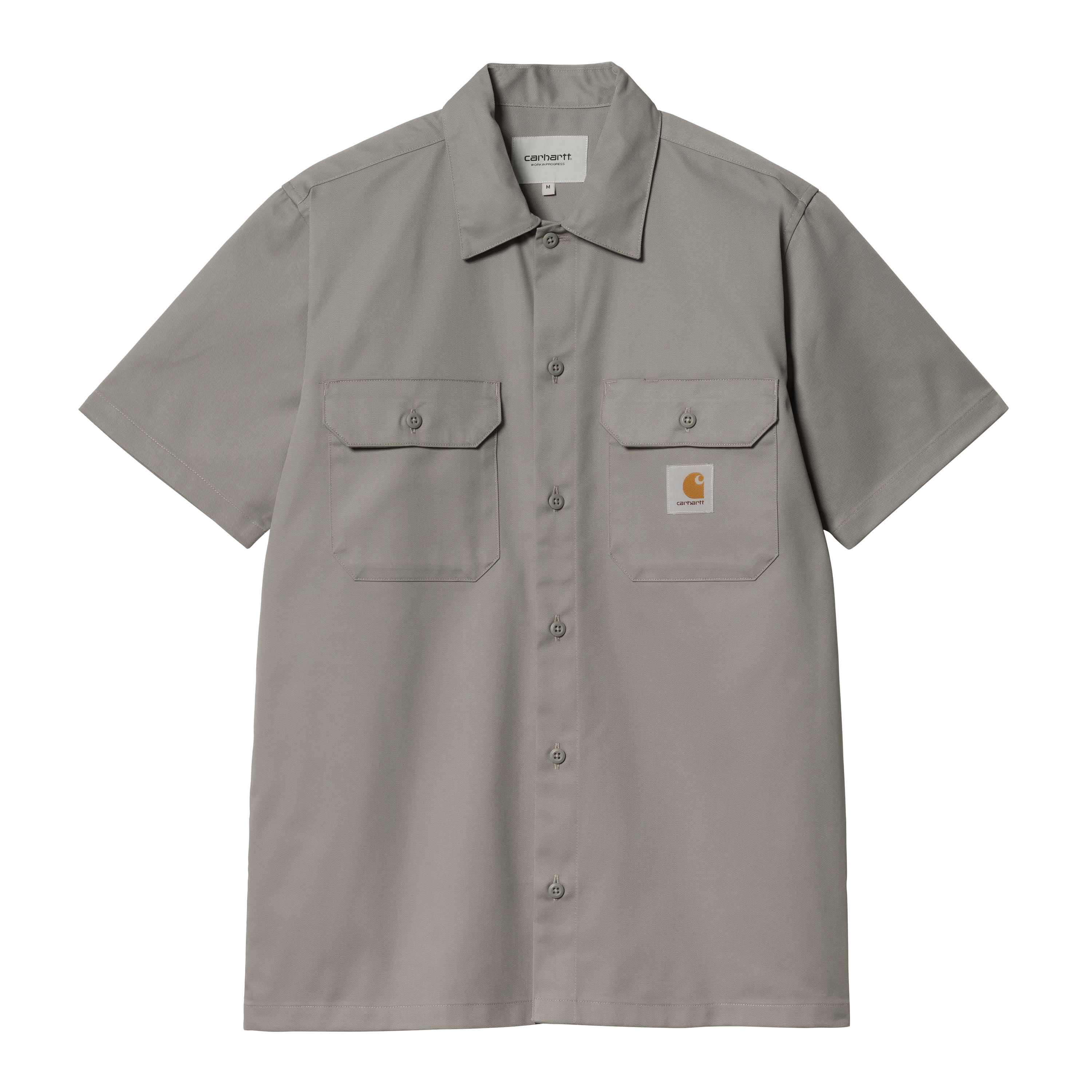 Carhartt WIP Short Sleeve Master Shirt in Grey