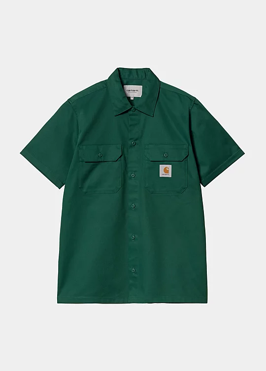 Carhartt WIP Short Sleeve Master Shirt in Grün
