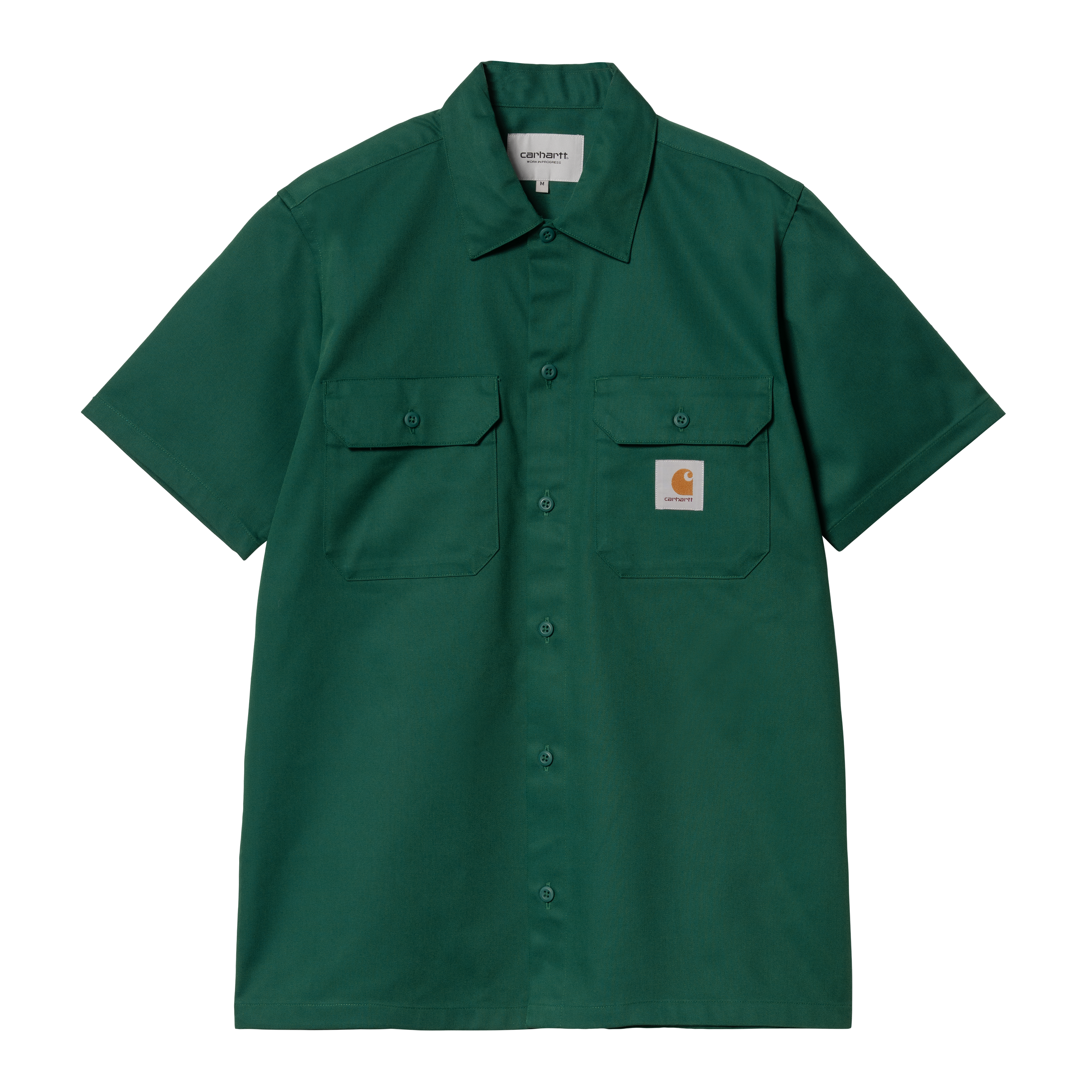 Carhartt WIP Short Sleeve Master Shirt in Verde