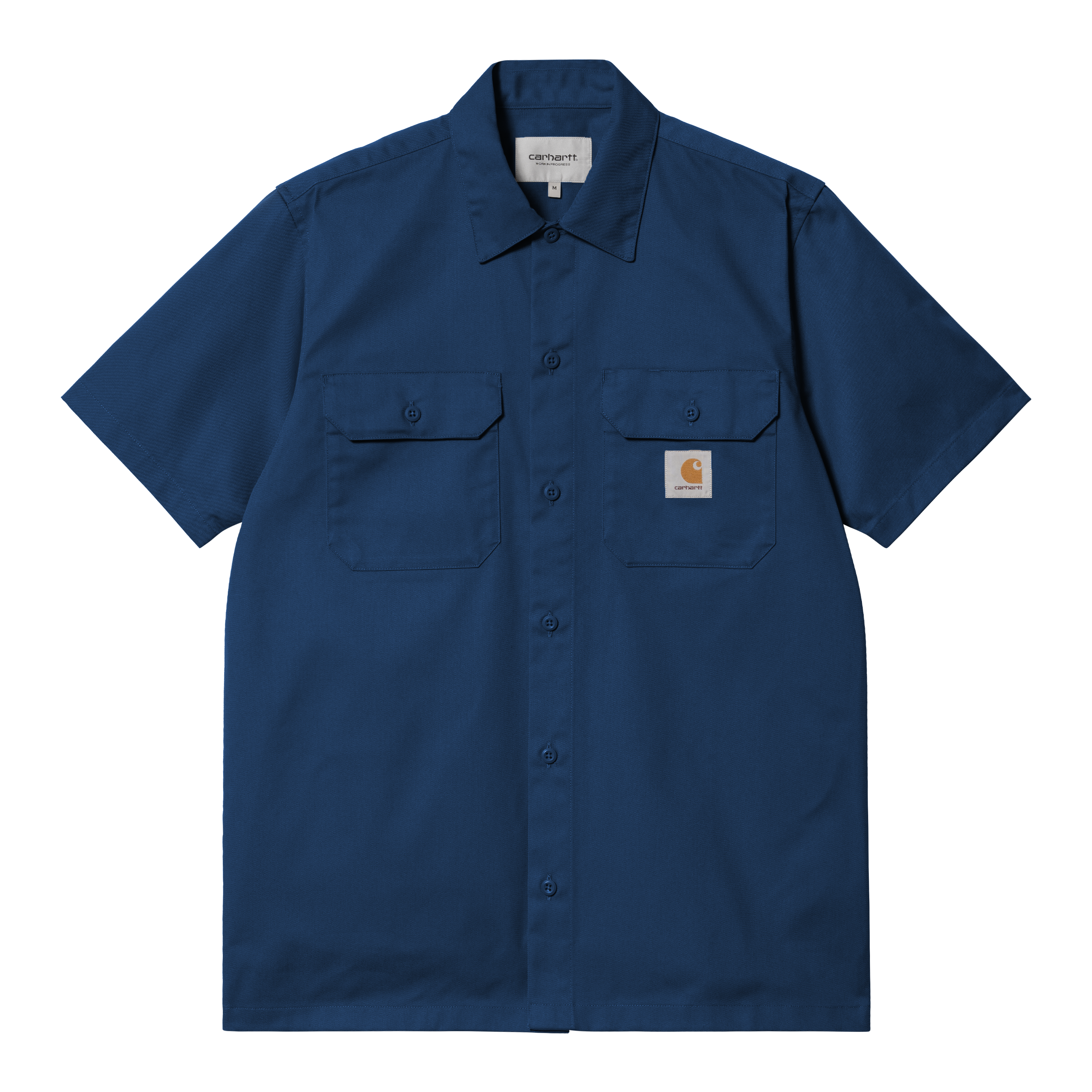 Carhartt WIP Short Sleeve Master Shirt in Blue