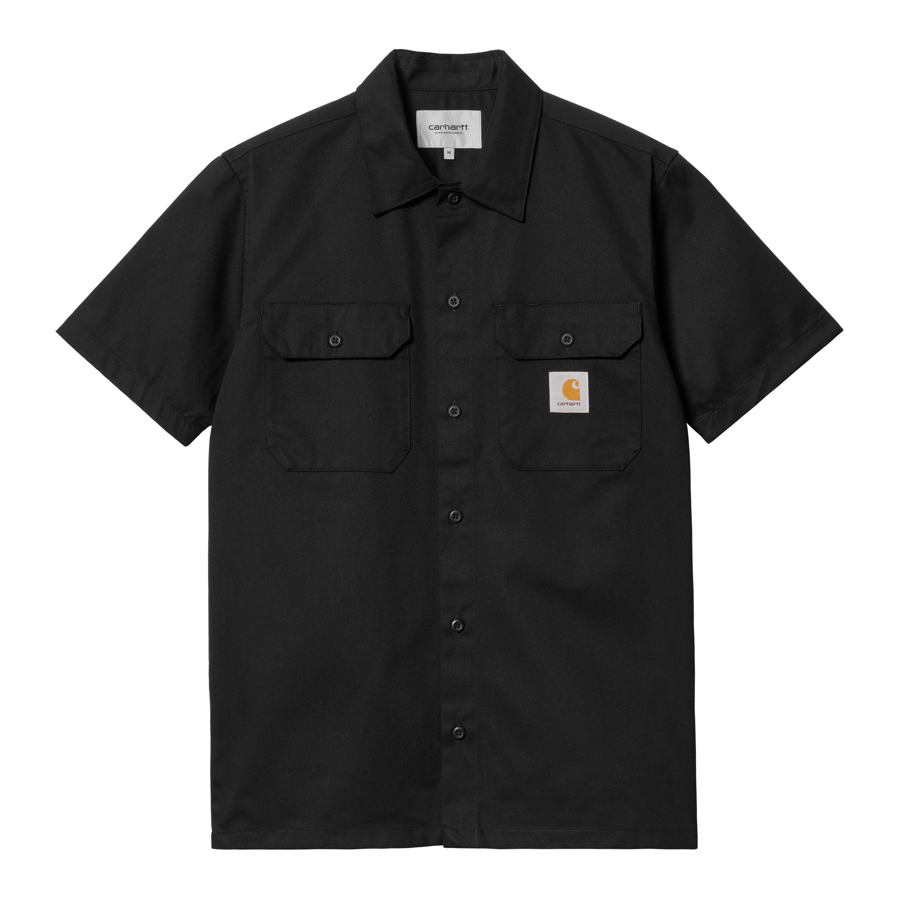 Carhartt WIP Short Sleeve Master Shirt in Nero