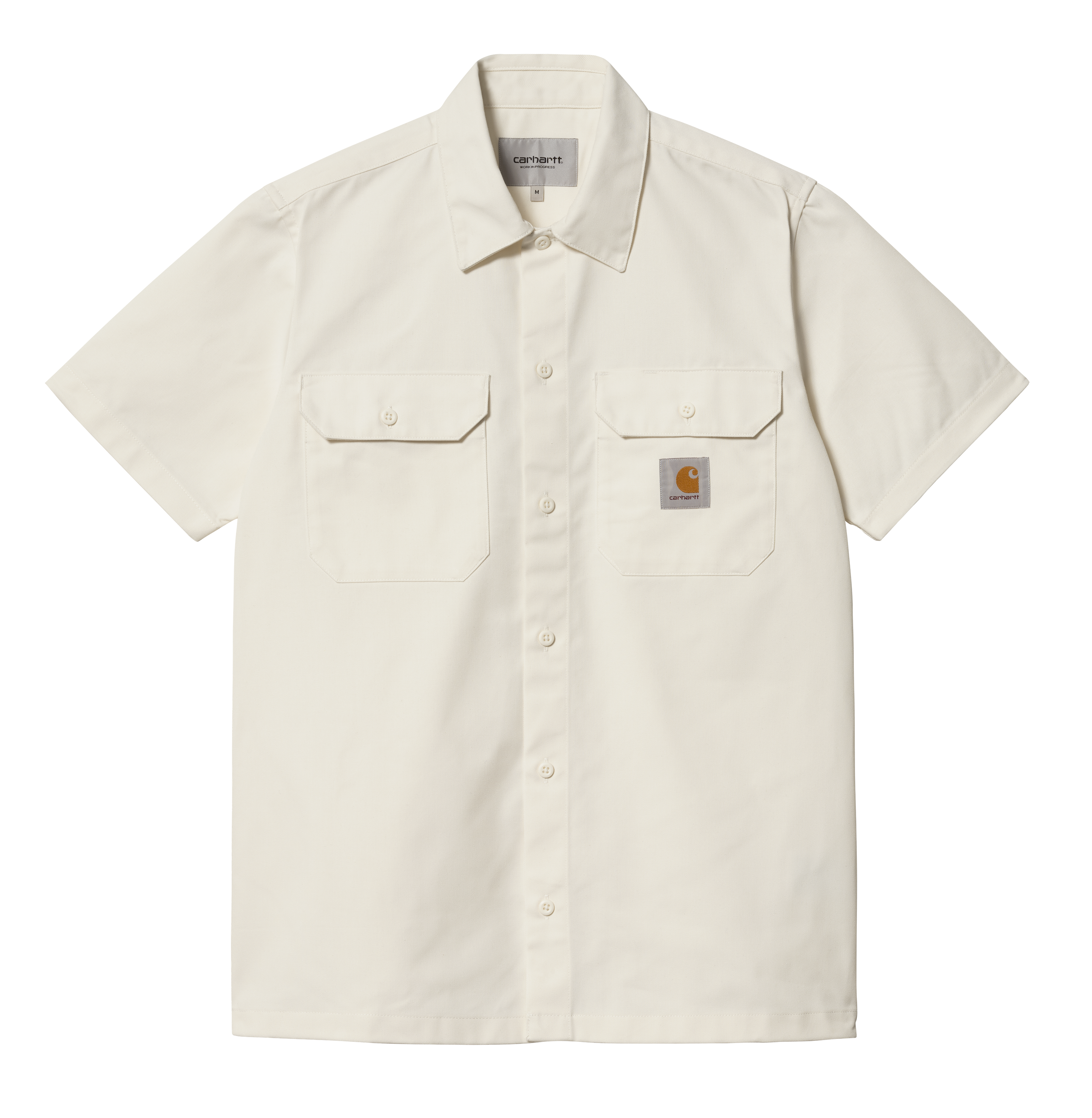 Carhartt WIP Short Sleeve Master Shirt en Blanco