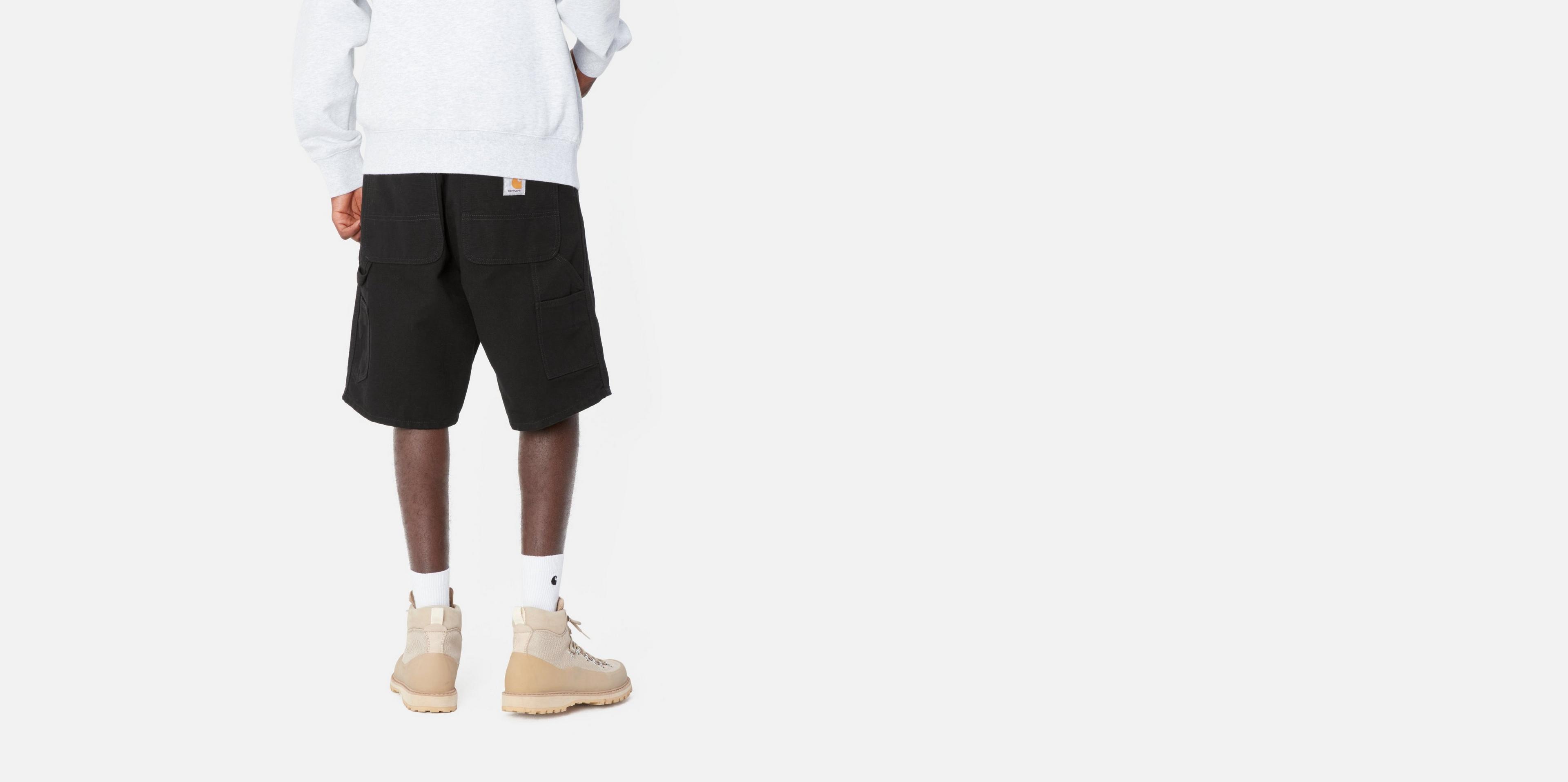 Carhartt WIP Single Knee Short, Black | Official Online Store