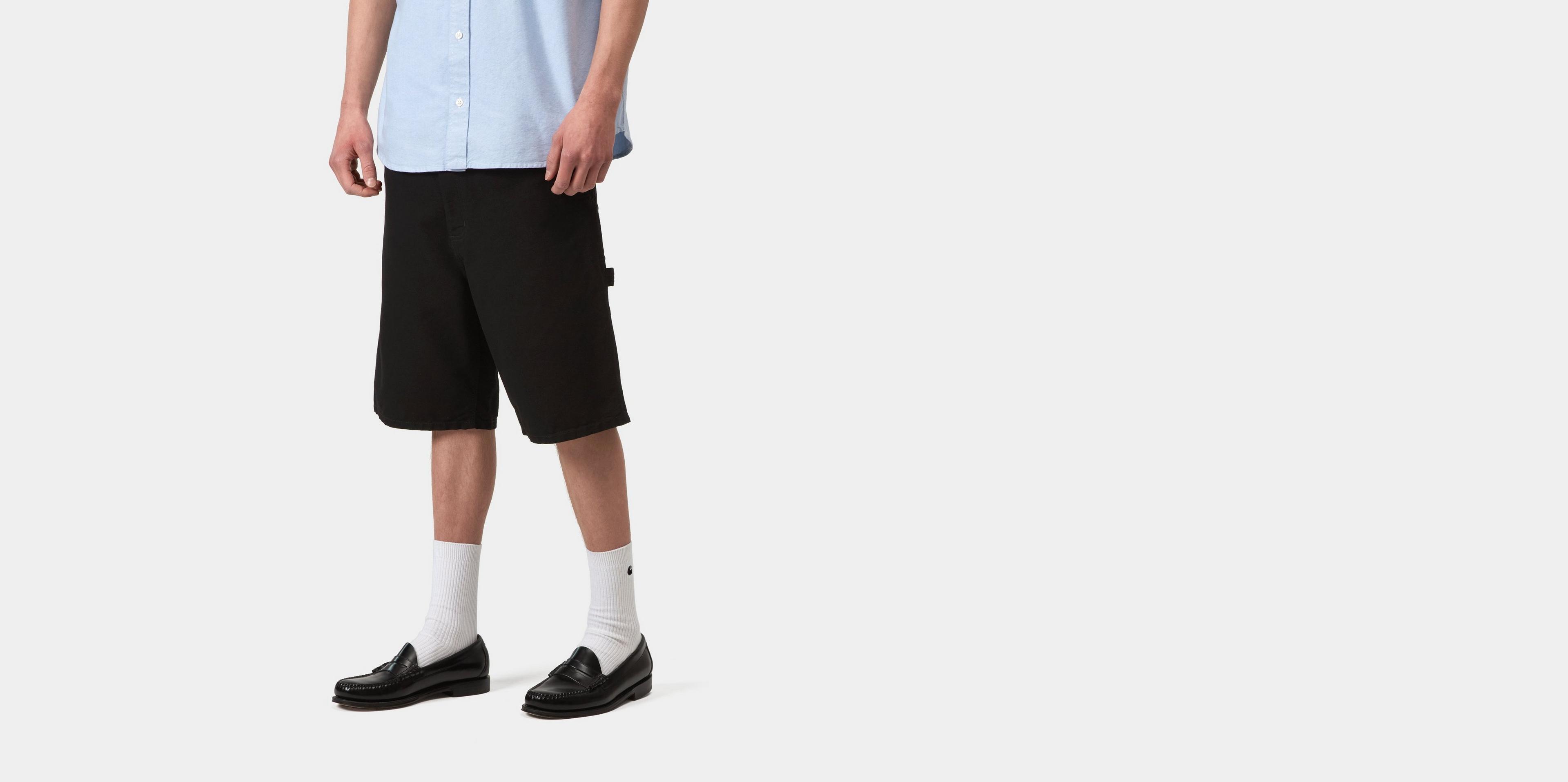 Carhartt WIP Single Knee Short, Black | Officiële online Shop