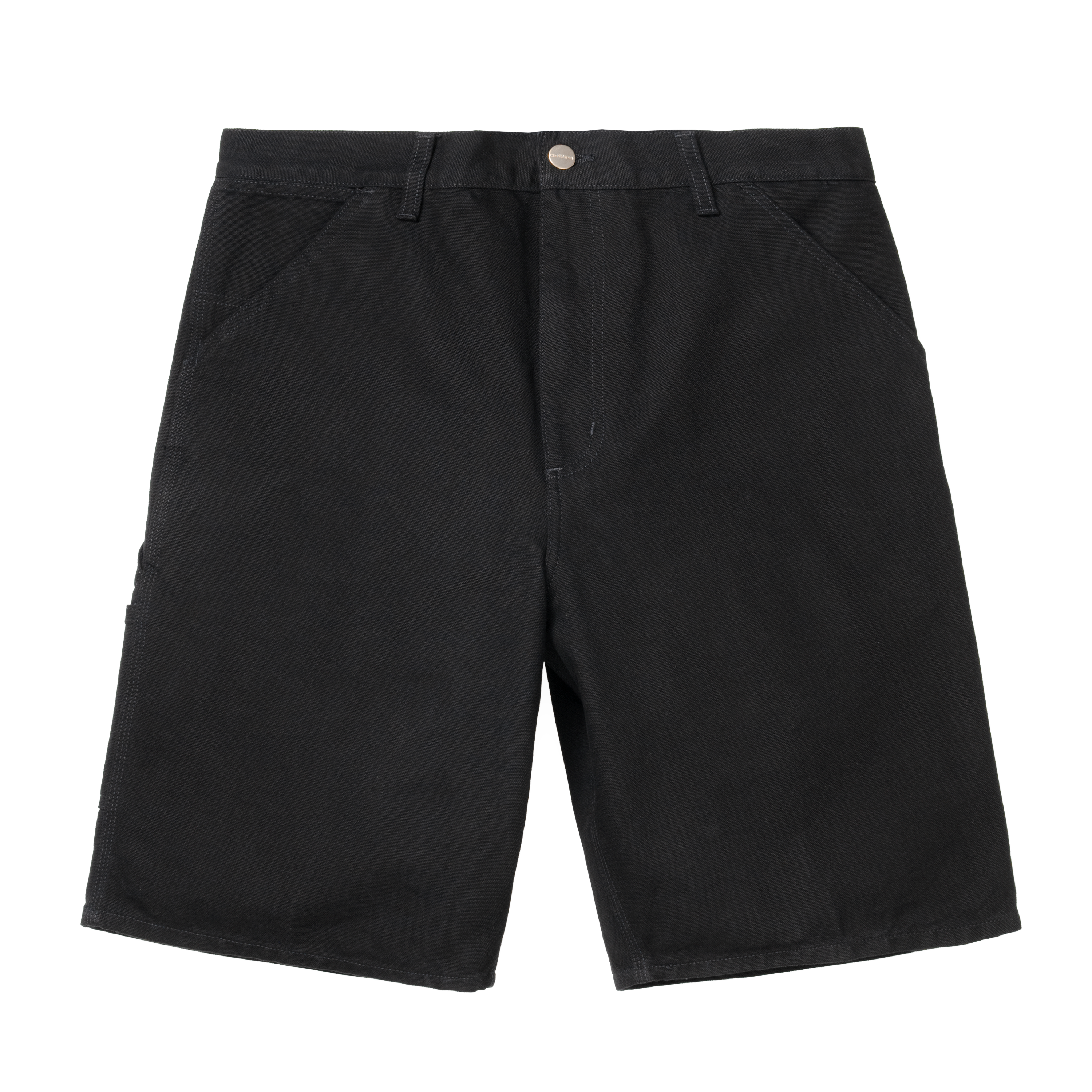 パンツ Carhartt Singleknee Shorts Pants Black CARHARTT WIP - Single Knee Short Dearborn Canvas Noir – suuupply