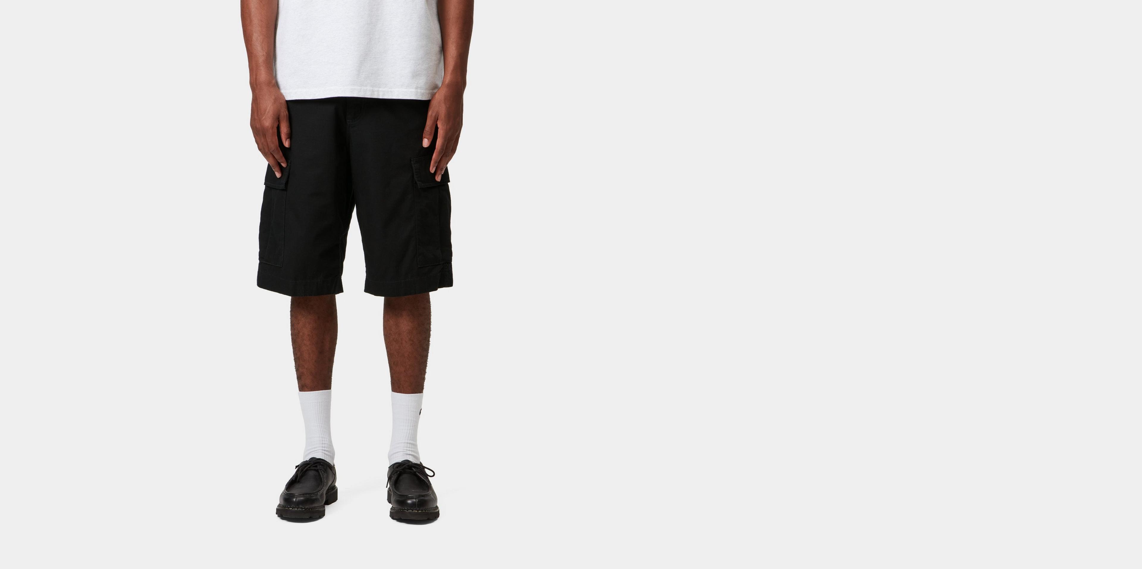 Carhartt WIP Regular Cargo Short, Black | Official Online Store