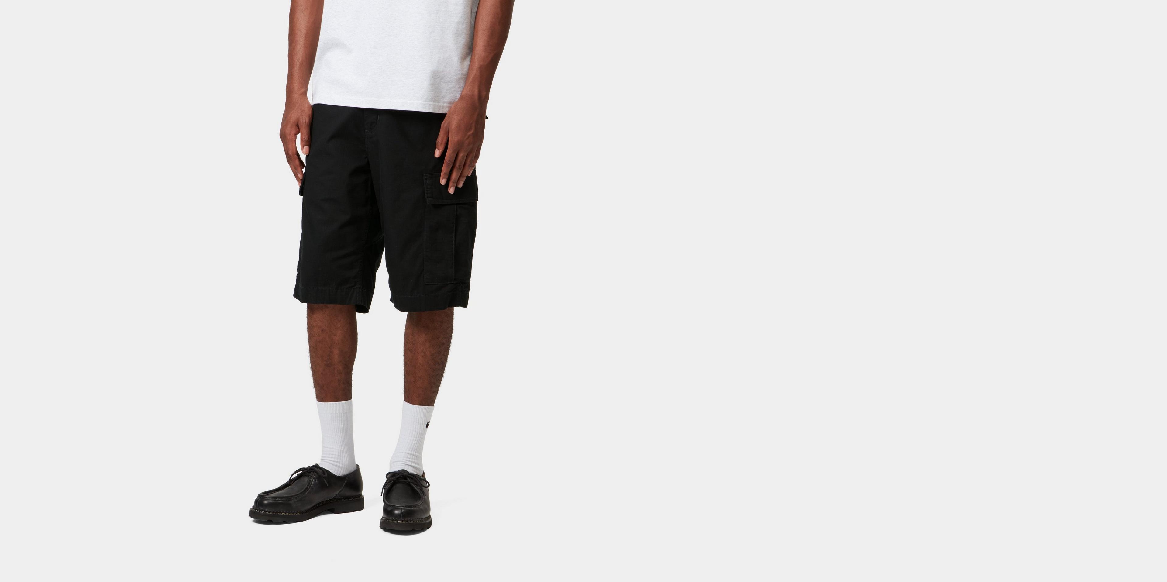 Carhartt WIP Regular Cargo Short, Black | Official Online Store
