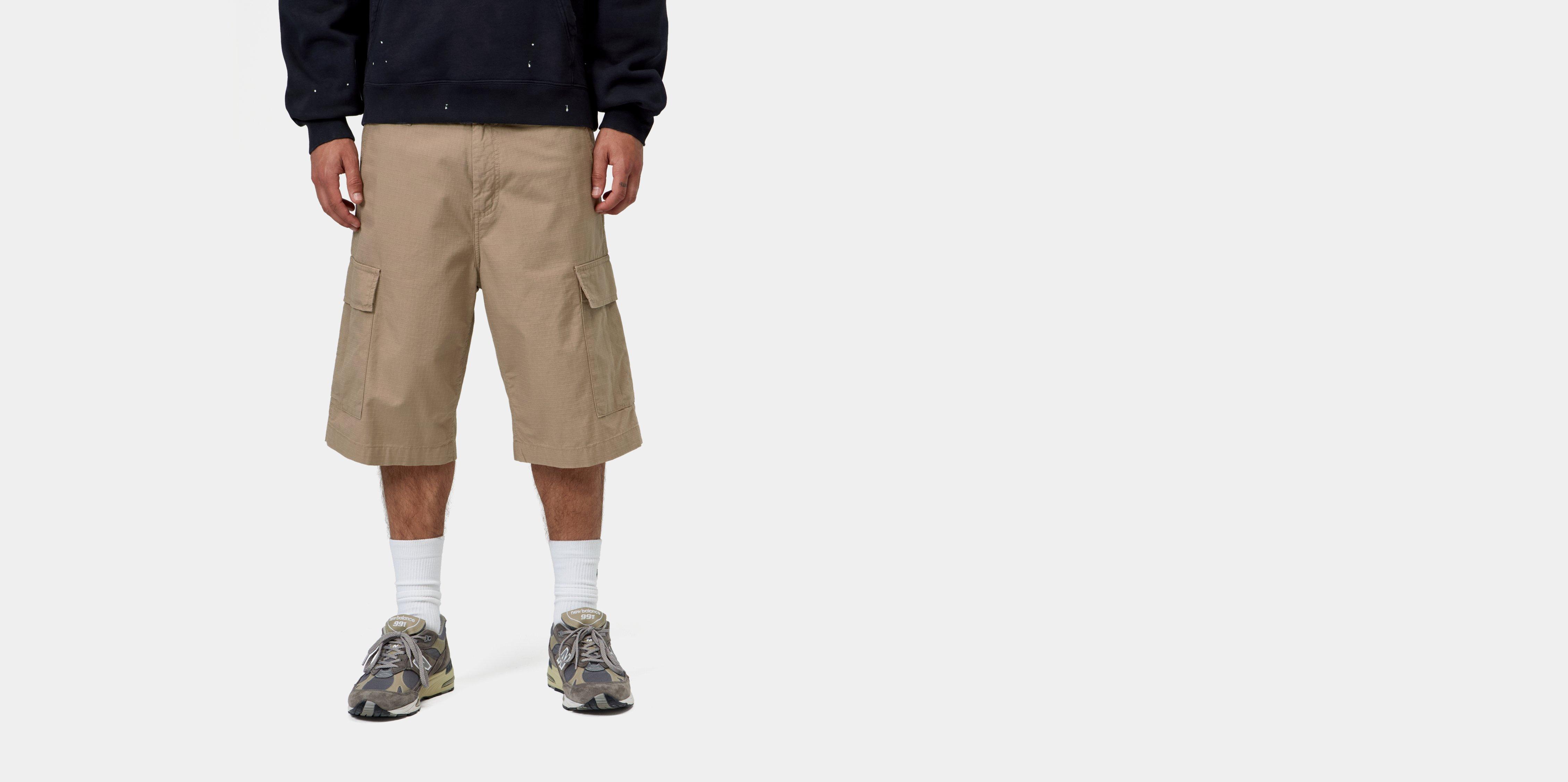 Carhartt WIP Regular Cargo Short Leather rinsed | beige|brown | 29 | Men