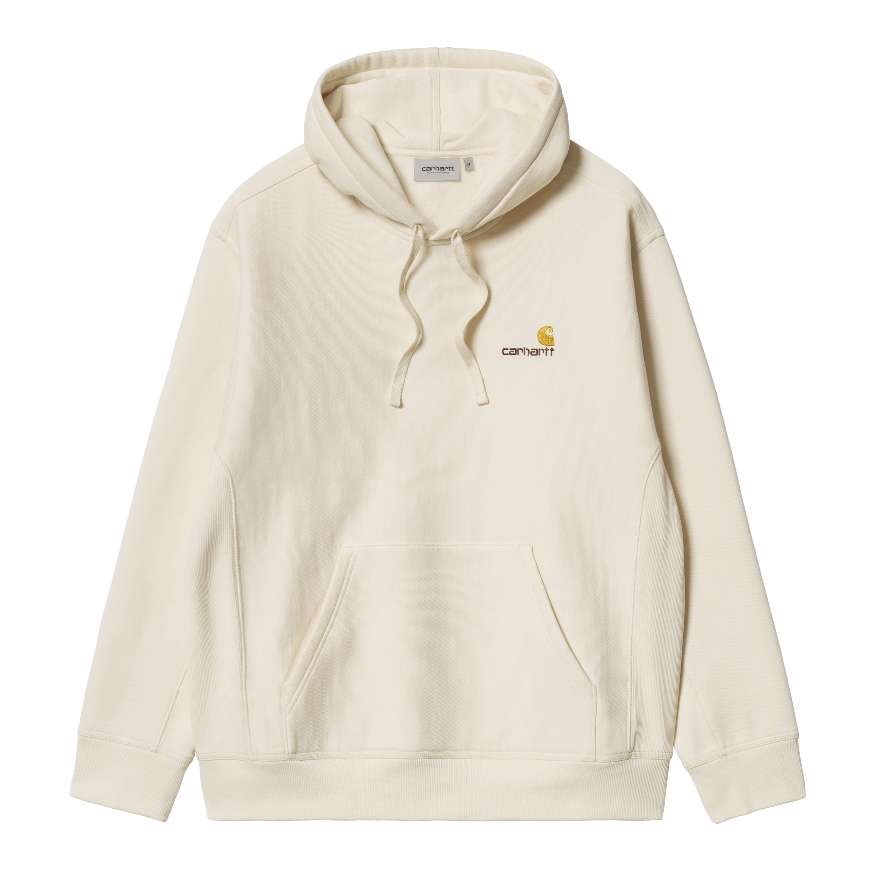 Carhartt WIP Hooded American Script Sweatshirt, Natural | Official