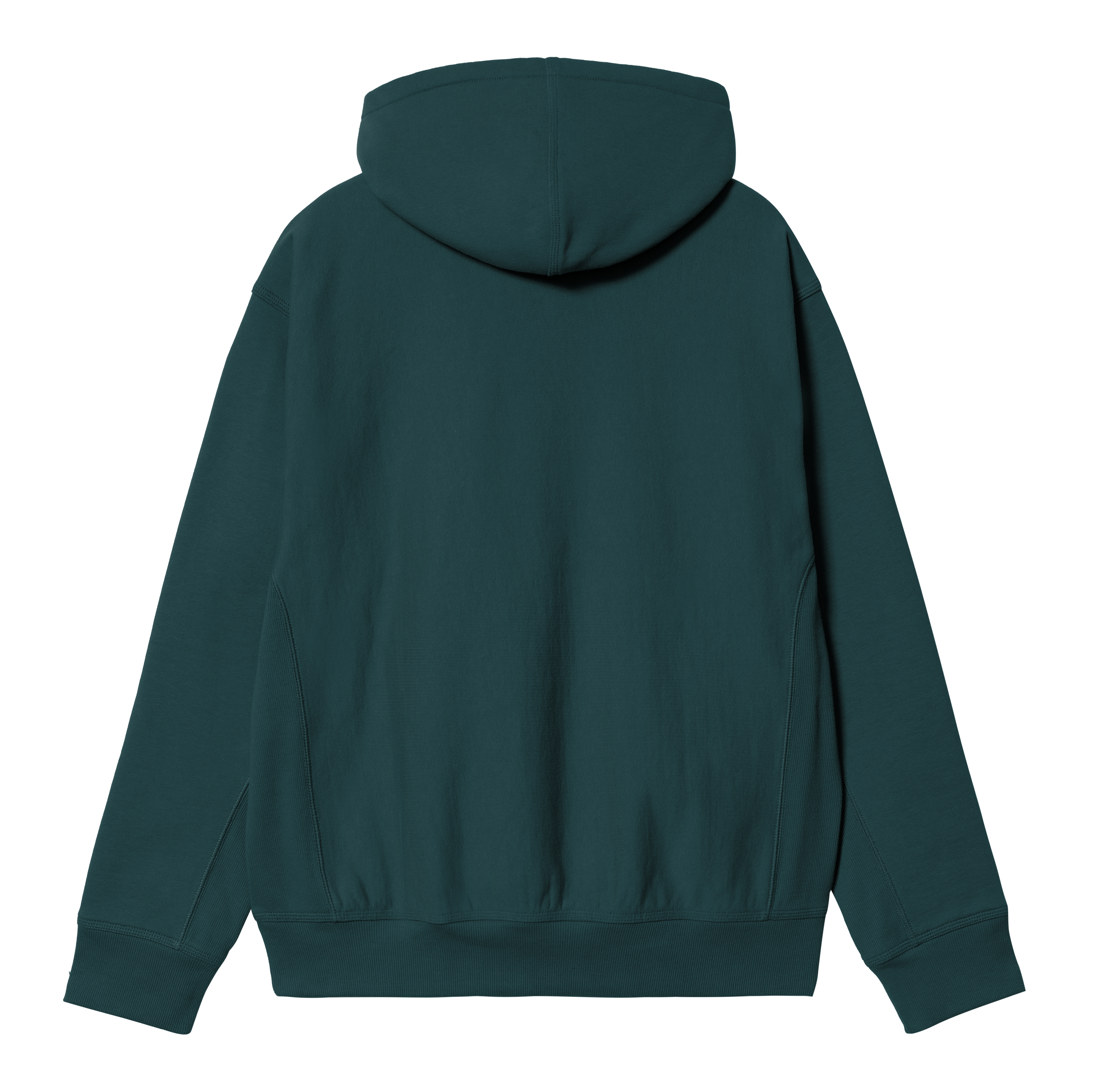 Carhartt WIP Hooded American Script Sweatshirt in Verde