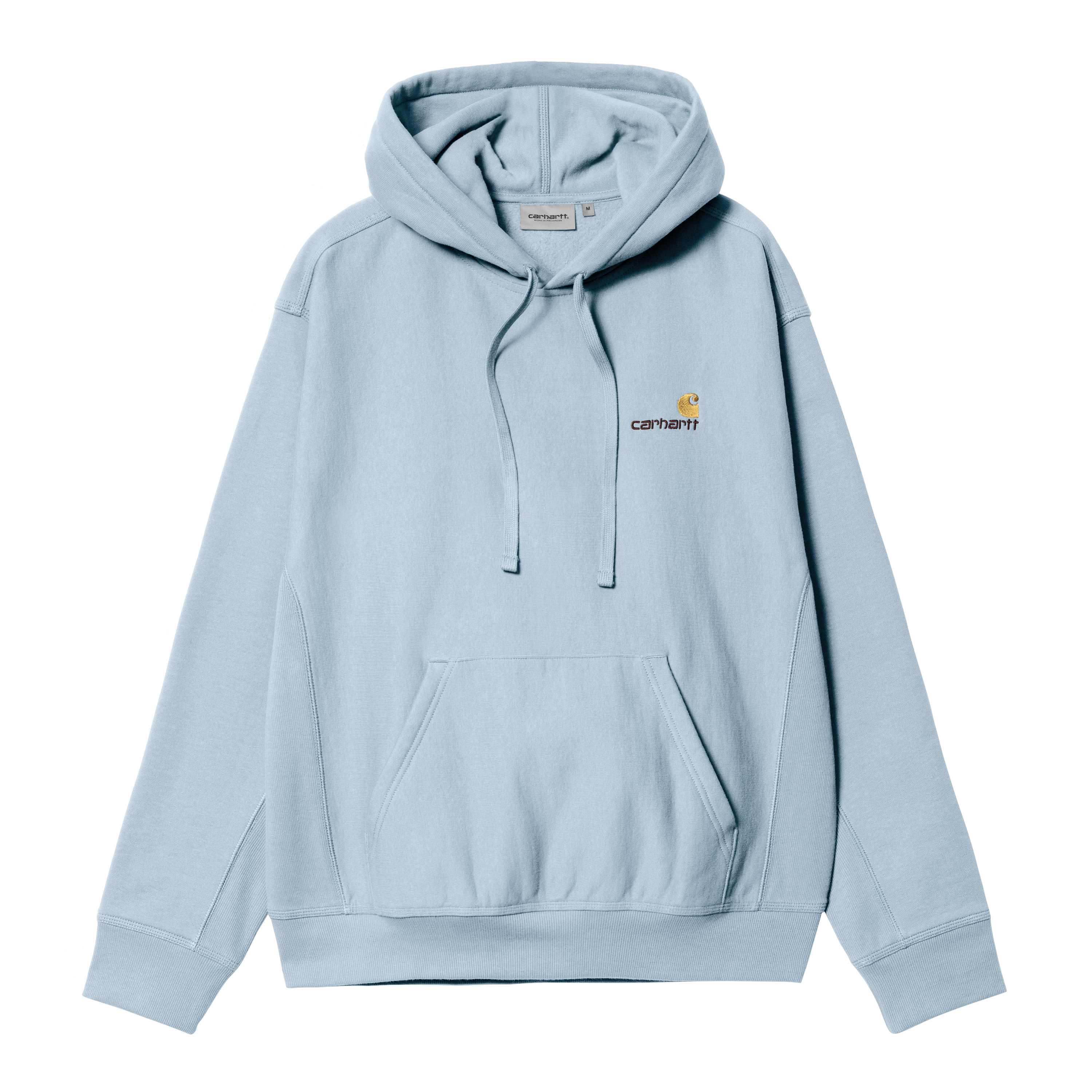 Carhartt WIP Hooded American Script Sweatshirt in Blue