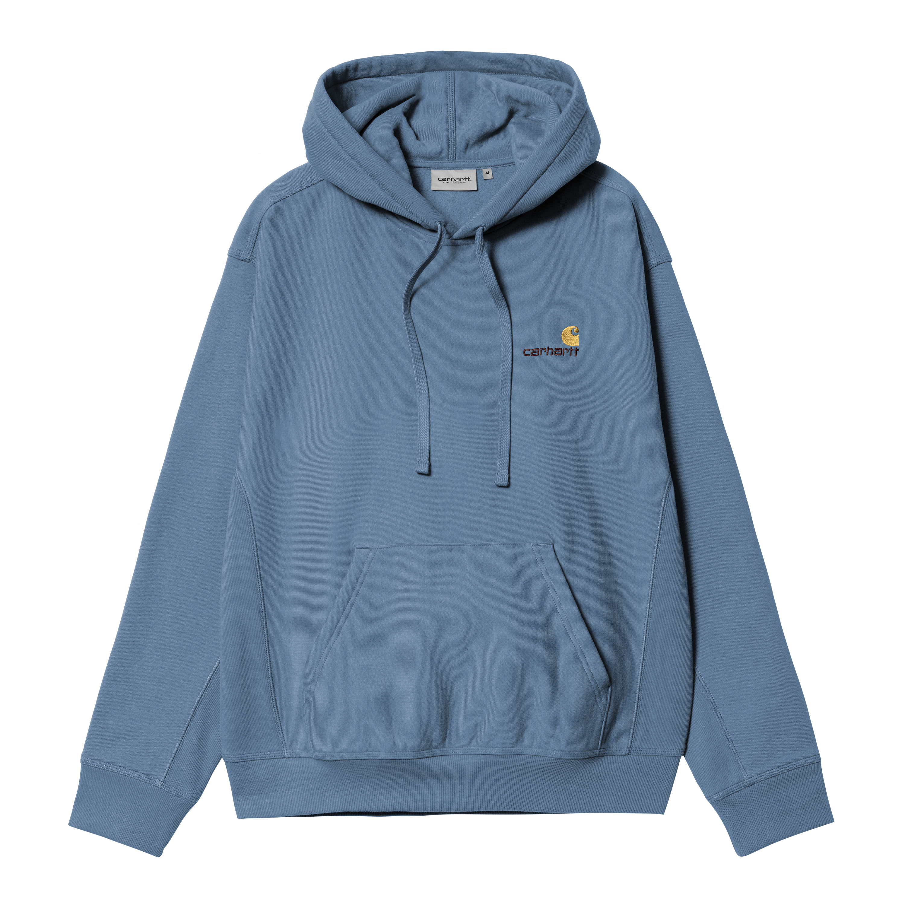 Carhartt WIP Hooded American Script Sweatshirt in Blue