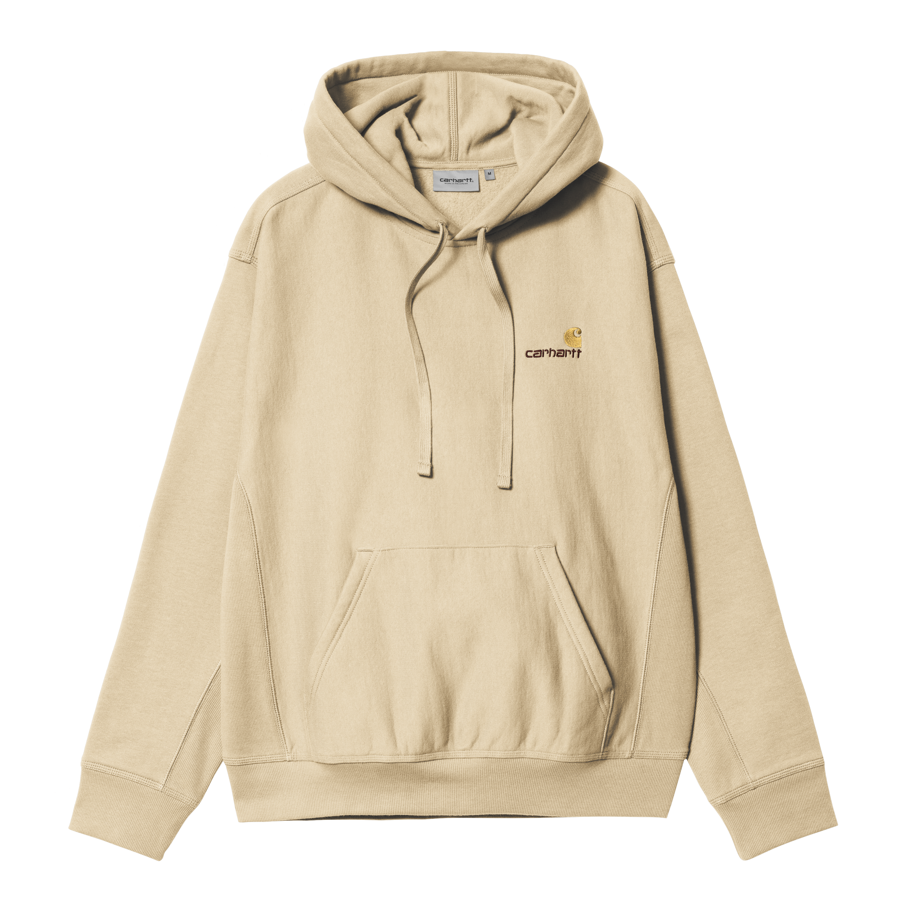 Carhartt WIP Hooded American Script Sweatshirt en Amarillo