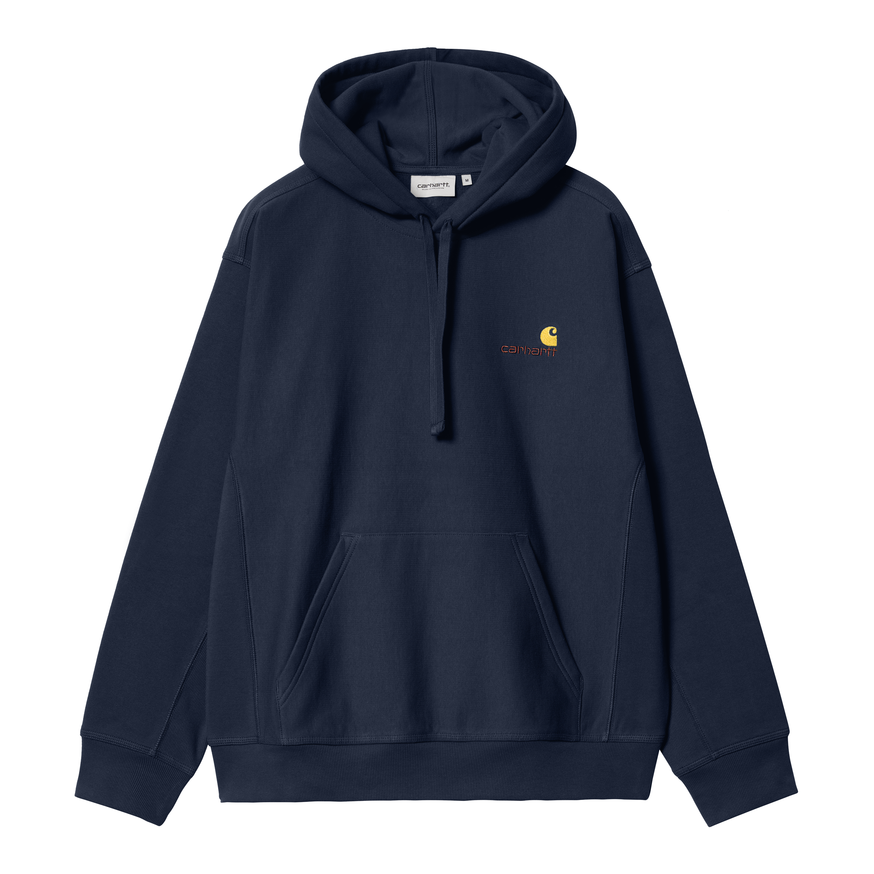 Carhartt WIP Hooded American Script Sweatshirt in Blau