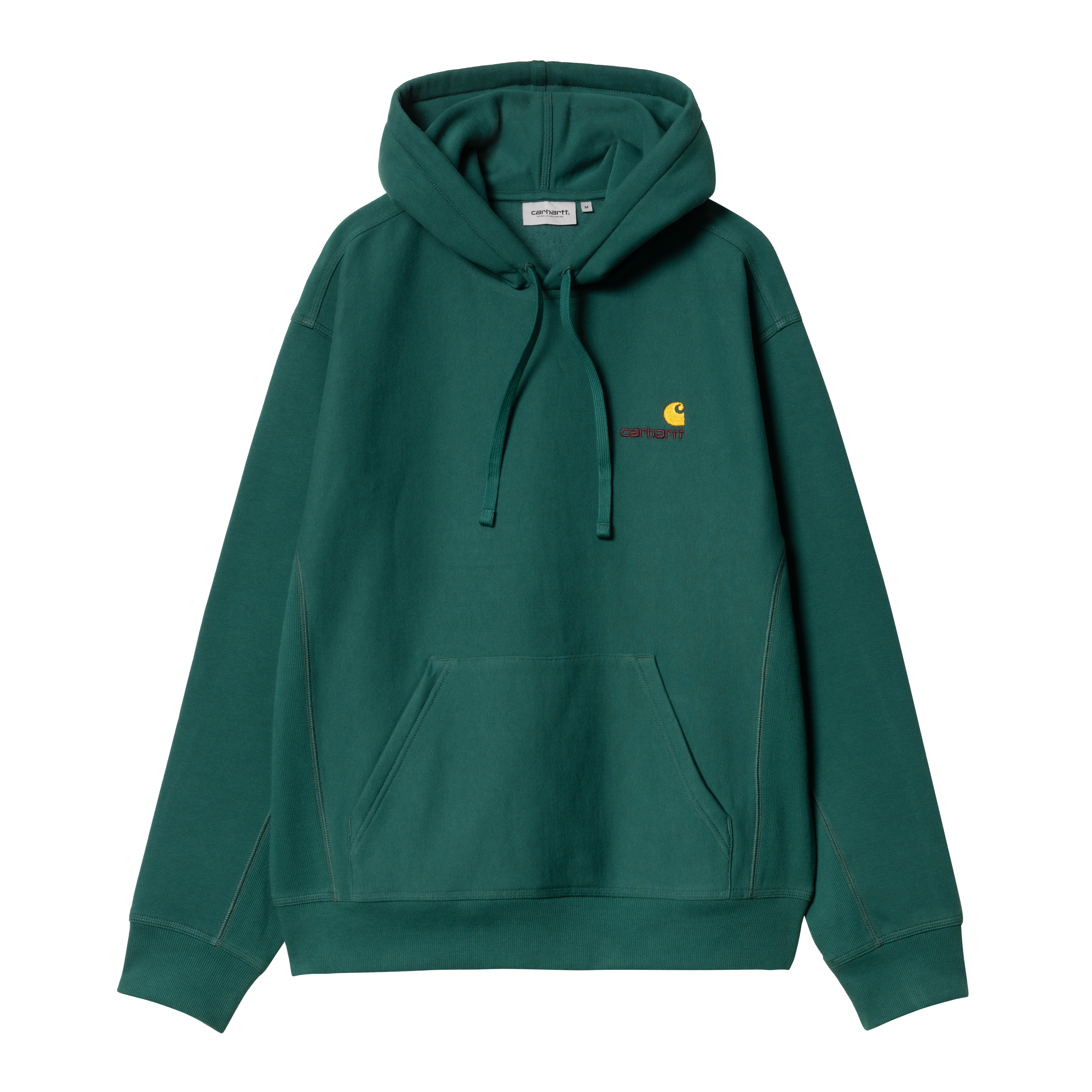 Carhartt wip tricolor script logo hoodie in mult sale