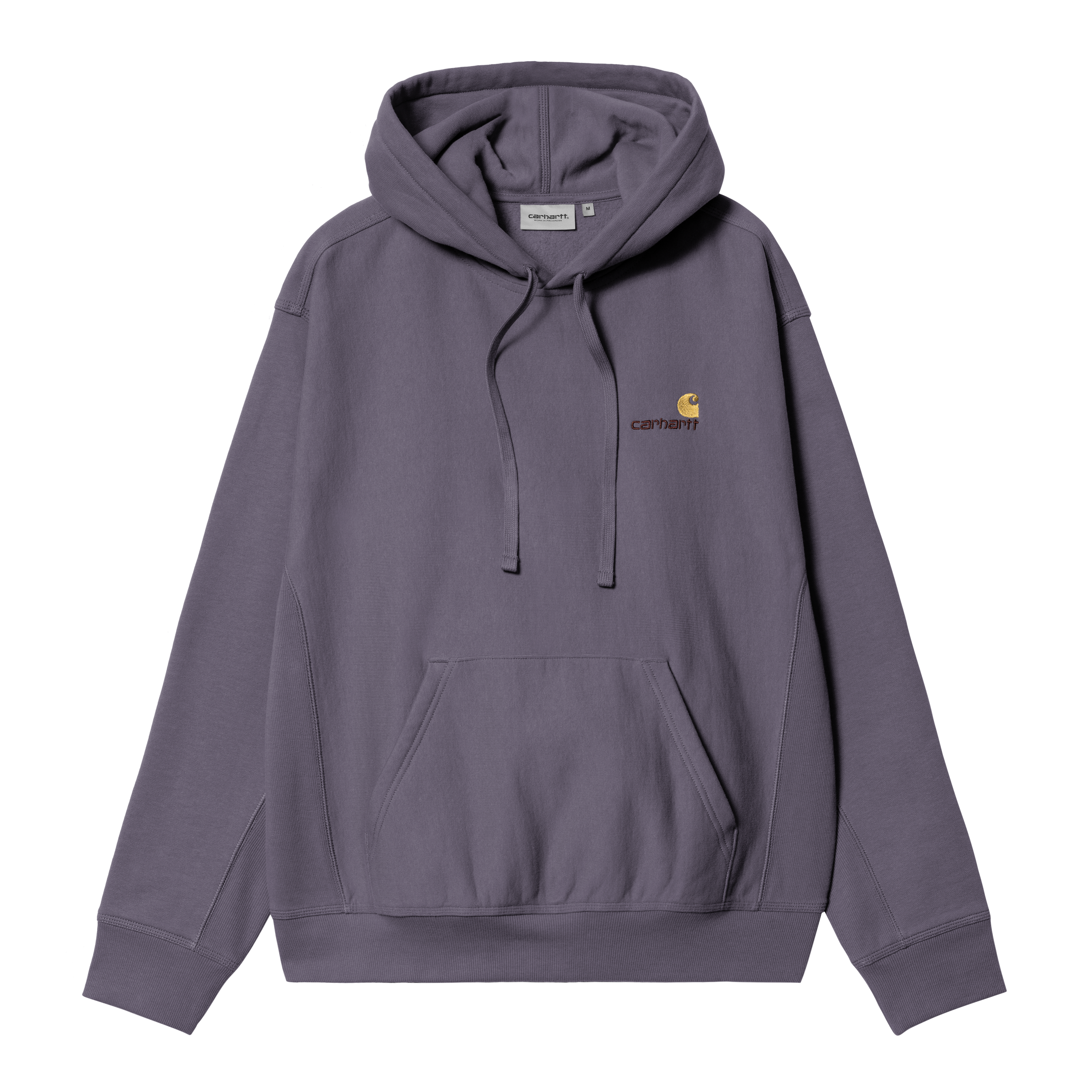 Carhartt WIP Hooded American Script Sweatshirt, Shady Purple