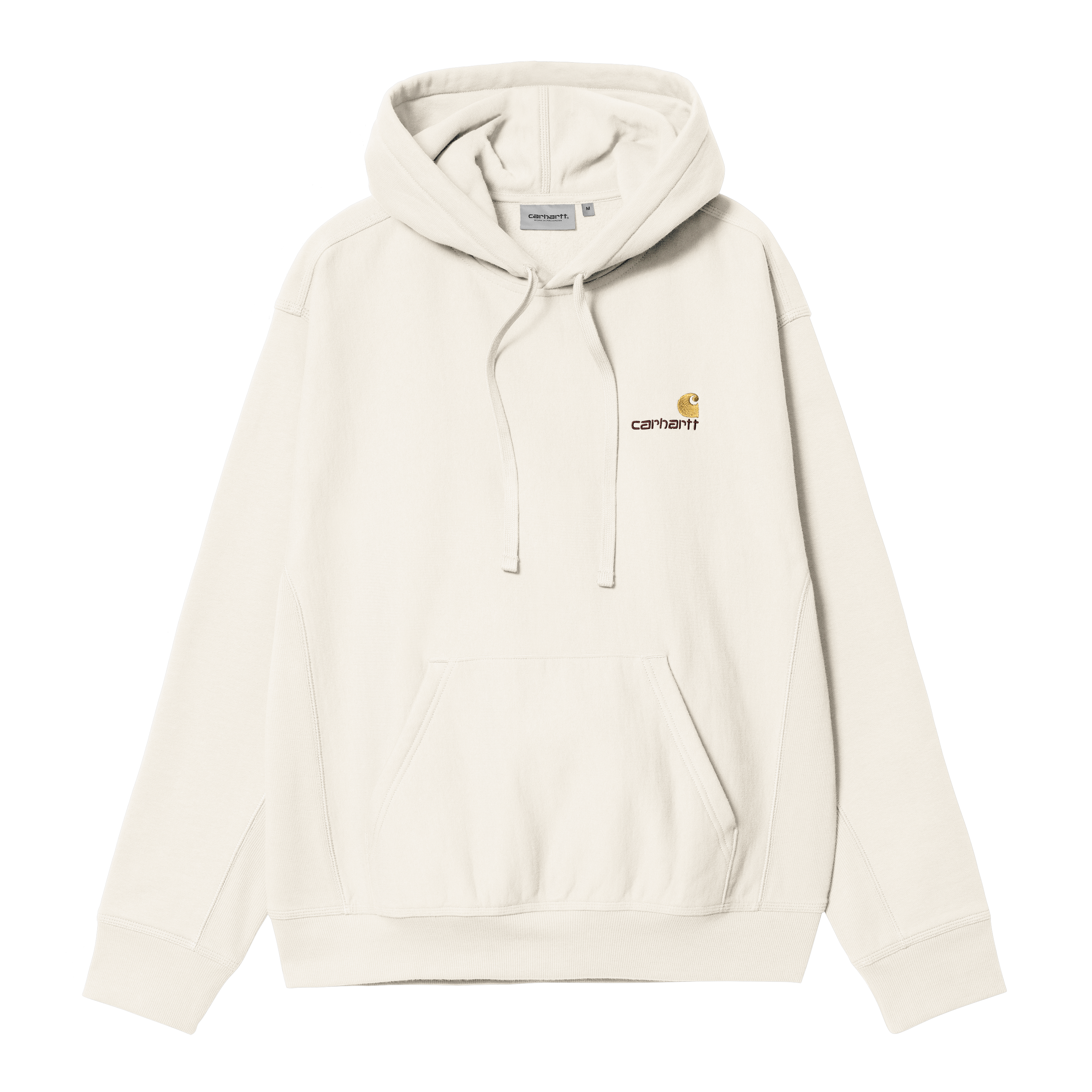[CARHARTT] ★韓国人気★HOODED AMERICAN SCRIPT SWEATSHIRT Carhartt WIP Hooded American Script Sweatshirt, Wax