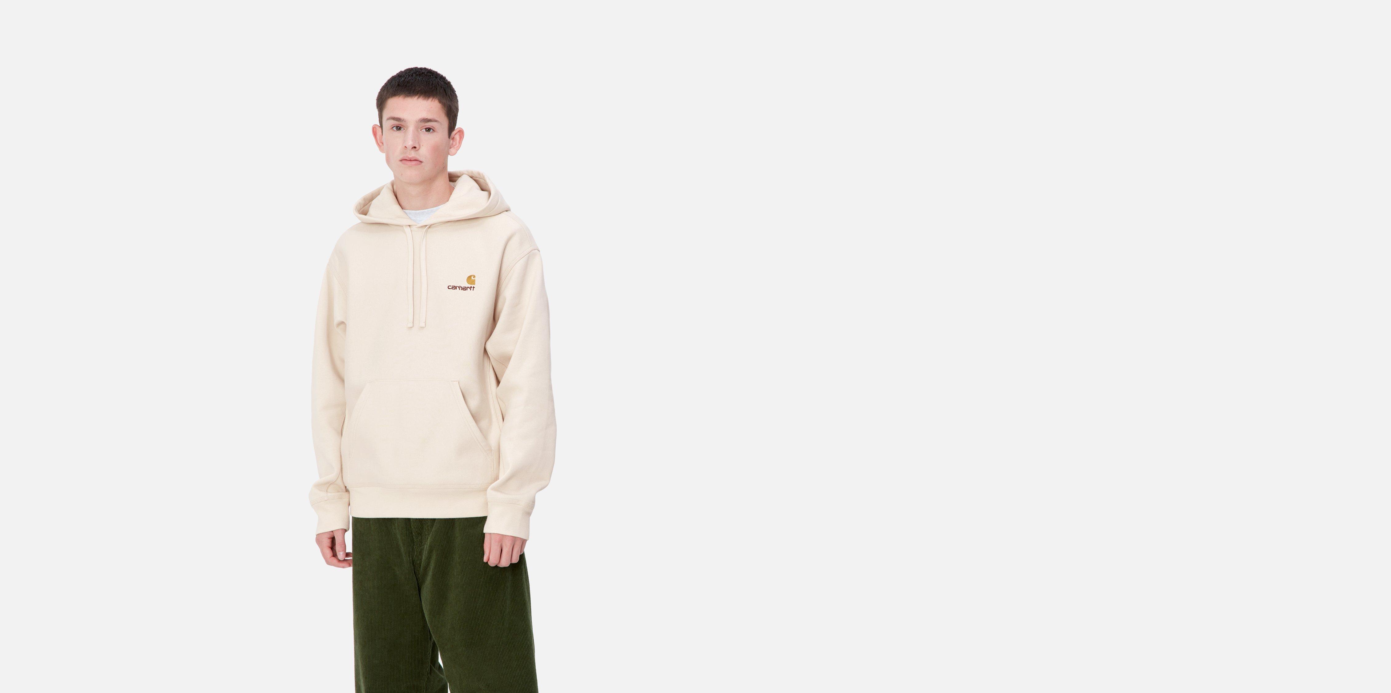 Carhartt hooded american script sweatshir cheap