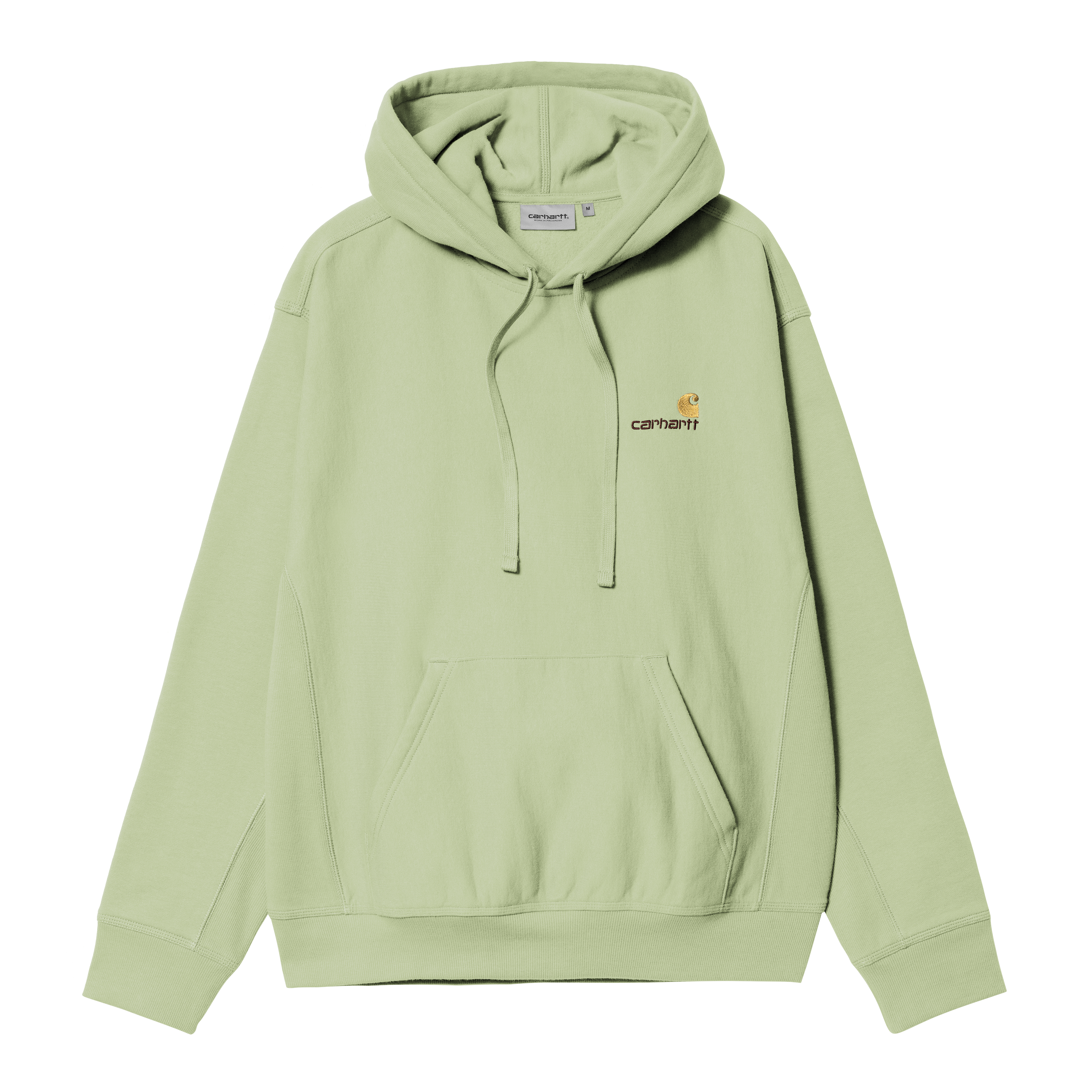 Carhartt WIP Hooded American Script Sweatshirt in Green