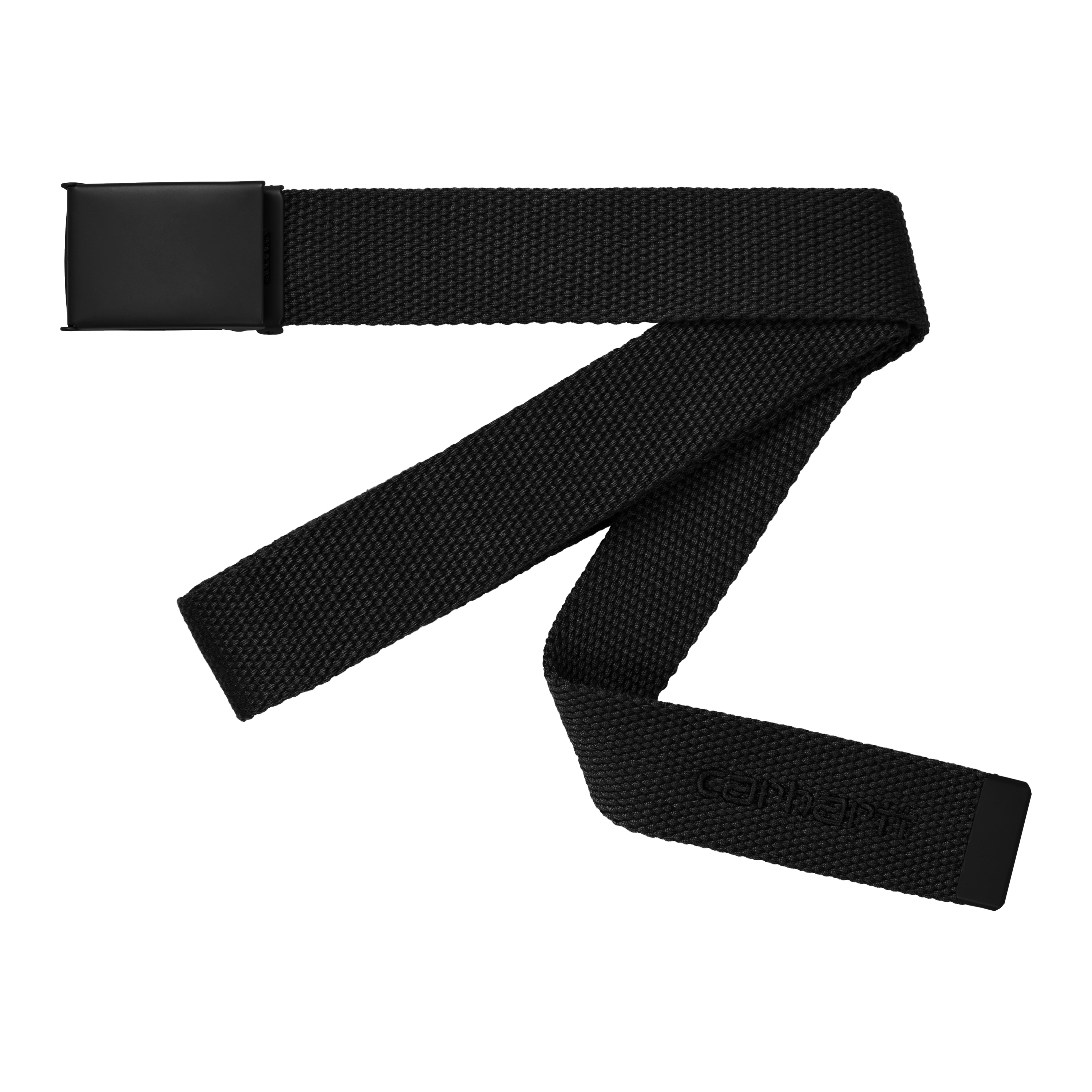 Carhartt WIP Script Belt Tonal en Negro