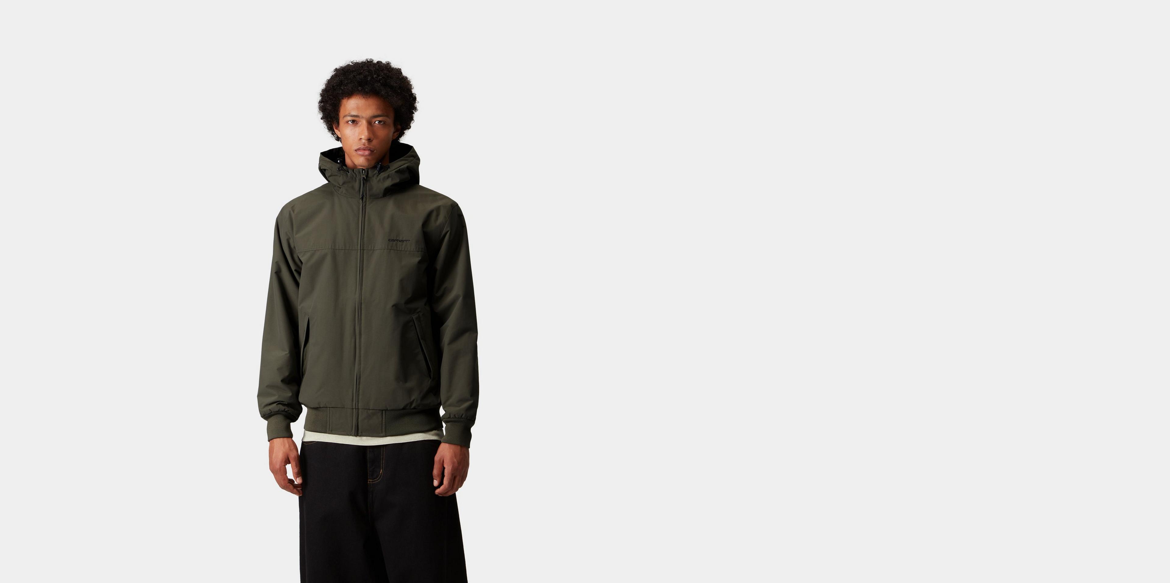 Carhartt WIP Hooded Sail Jacket, Cypress / Black | Official Online