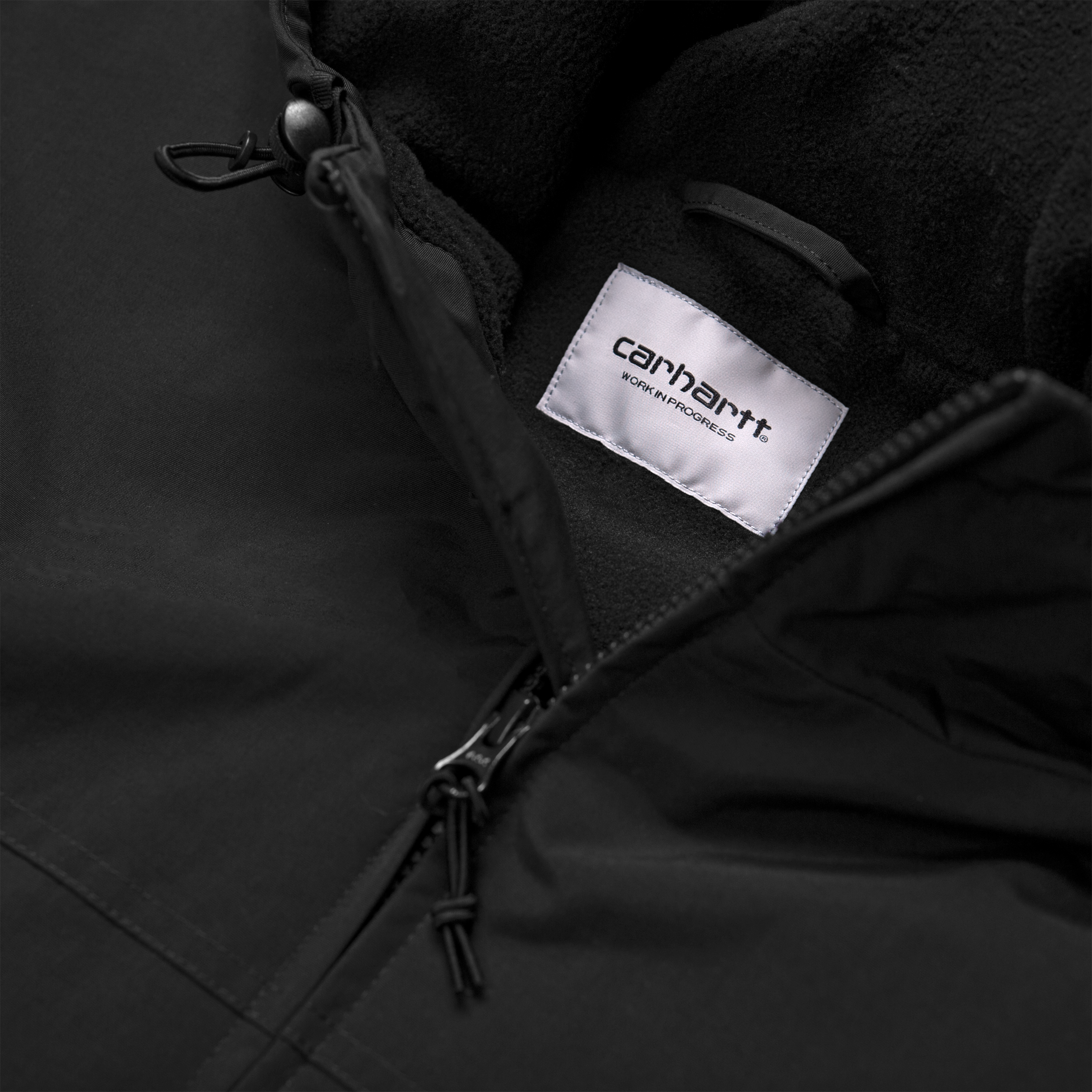Carhartt WIP Hooded Sail Jacket, Black / White | Official Online Store