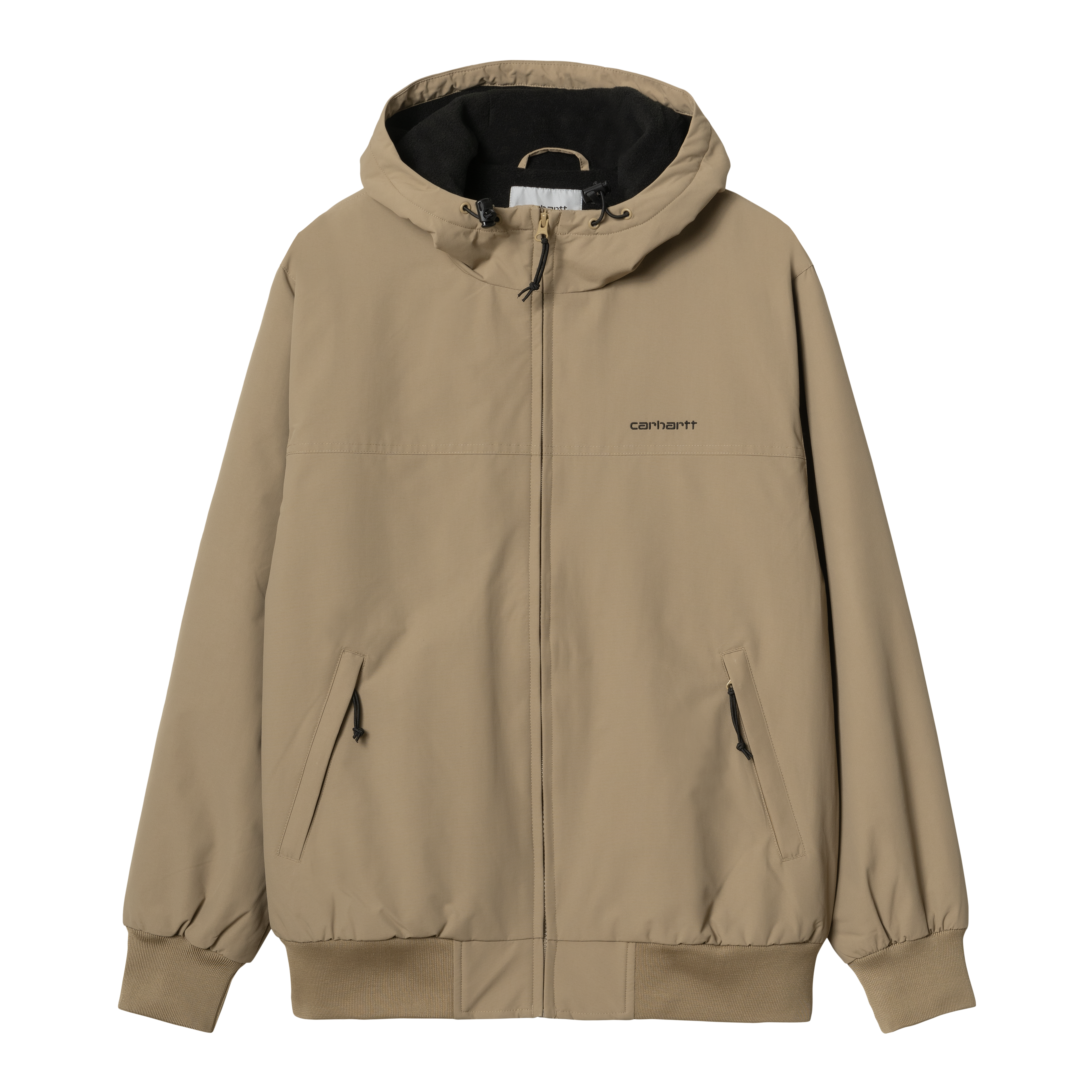 Carhartt WIP Hooded Sail Jacket, Leather / Black | Official Online