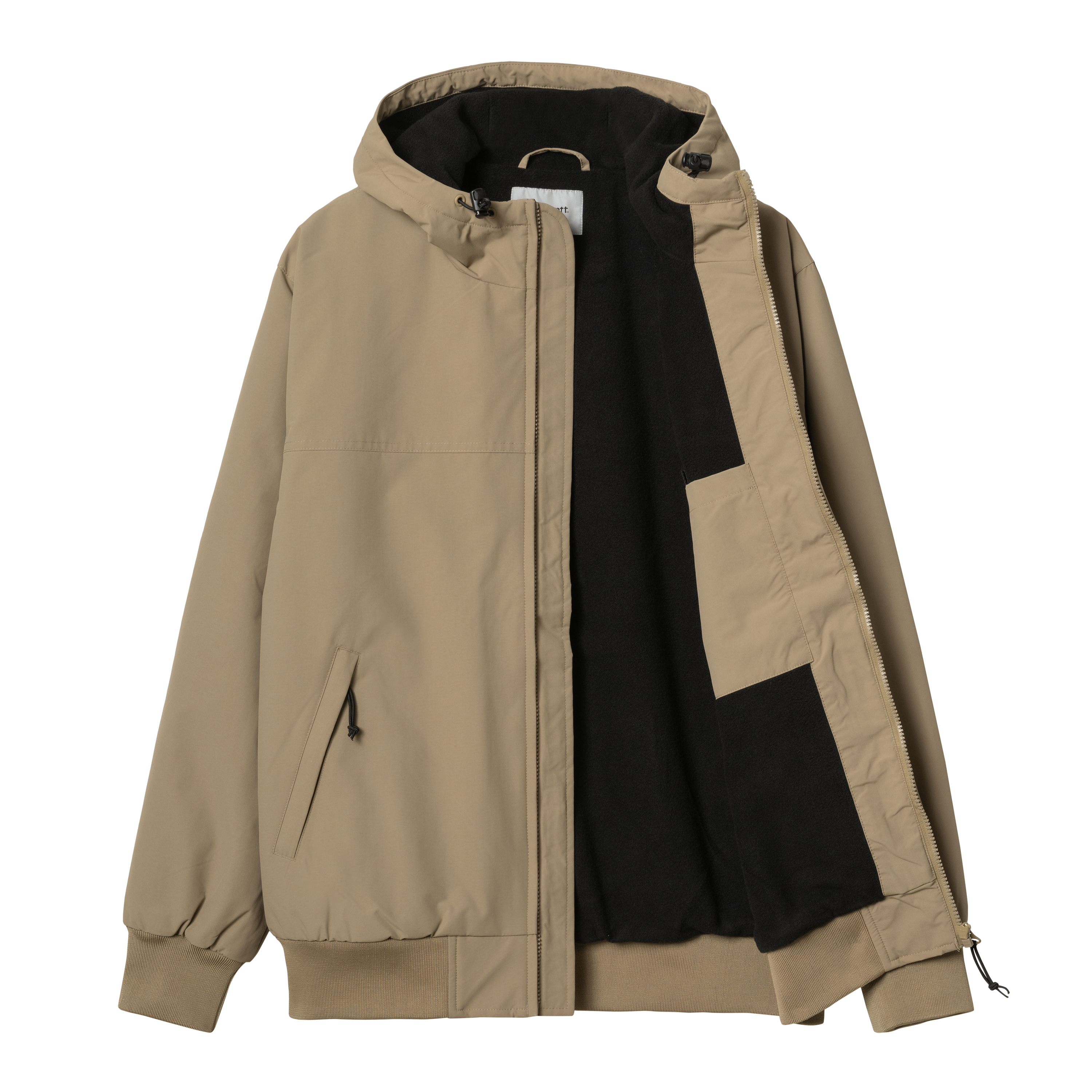Carhartt WIP Hooded Sail Jacket, Leather / Black | Tienda oficial