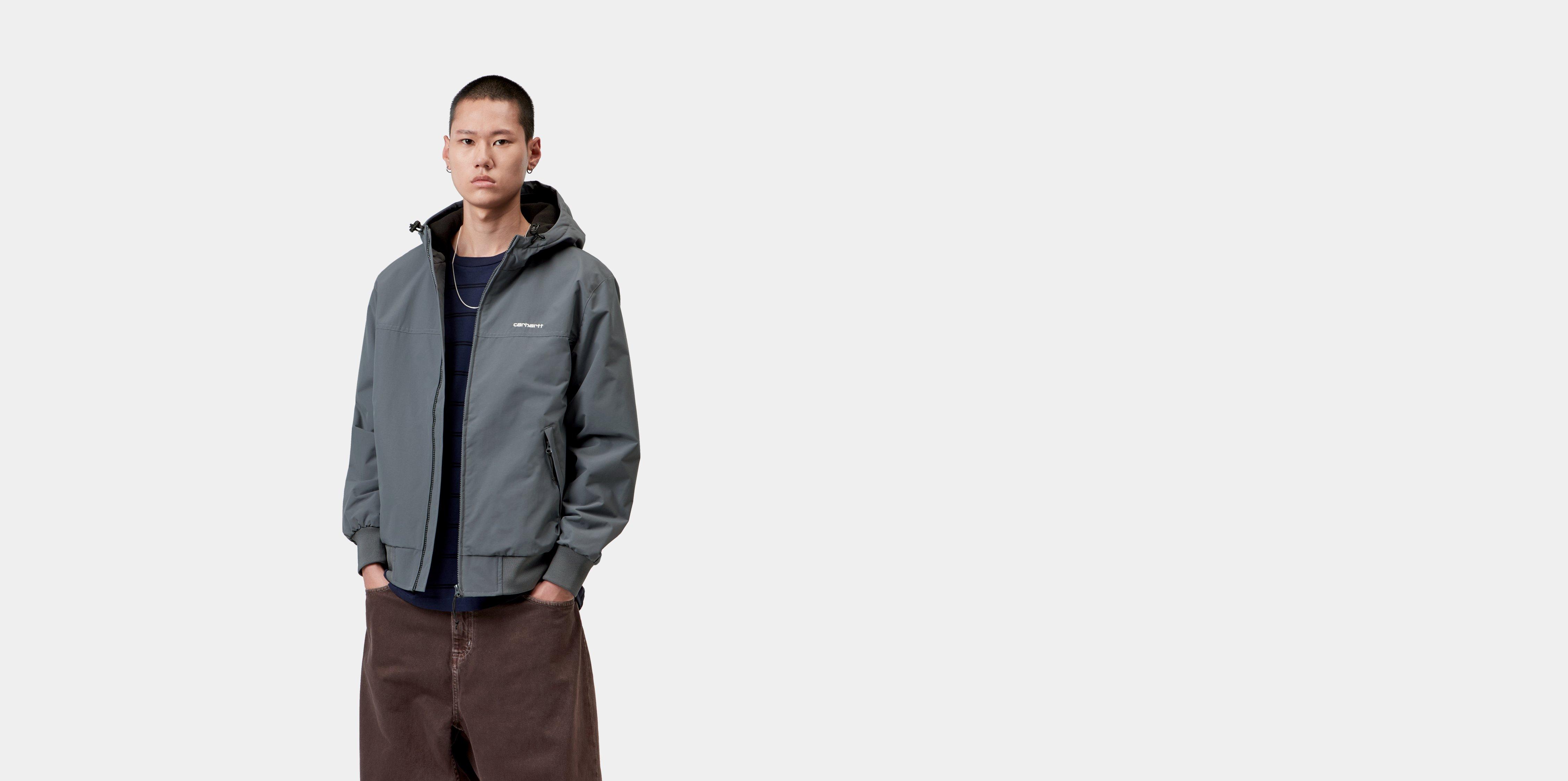 Carhartt WIP Hooded Sail Jacket Styx / White | black | L | Men